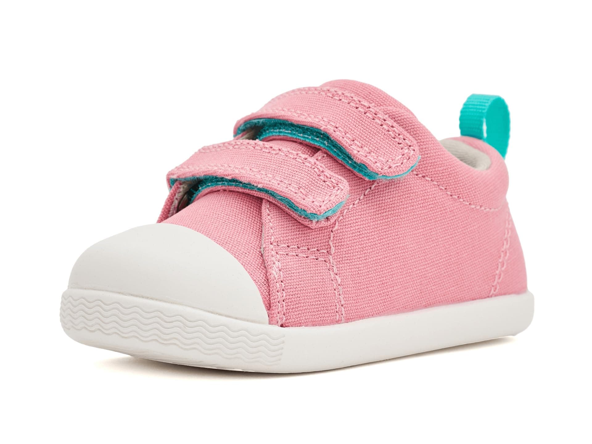 Ten Little Kids Eco Canvas Sneakers (Toddler/Little Kid) — cor Pink