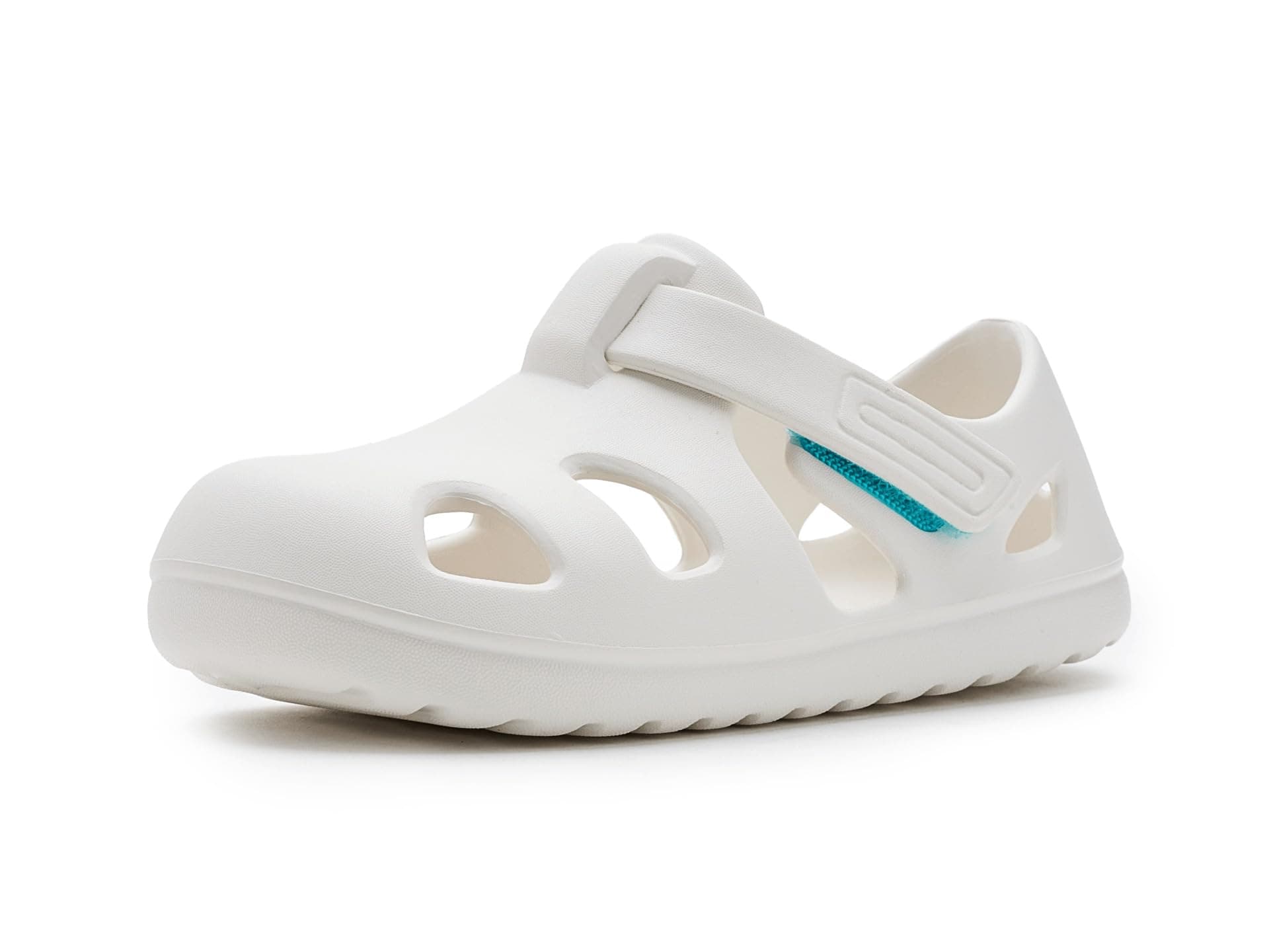 Ten Little Kids Splash Sandals (Toddler/Little Kid/Big Kid) — cor Branco