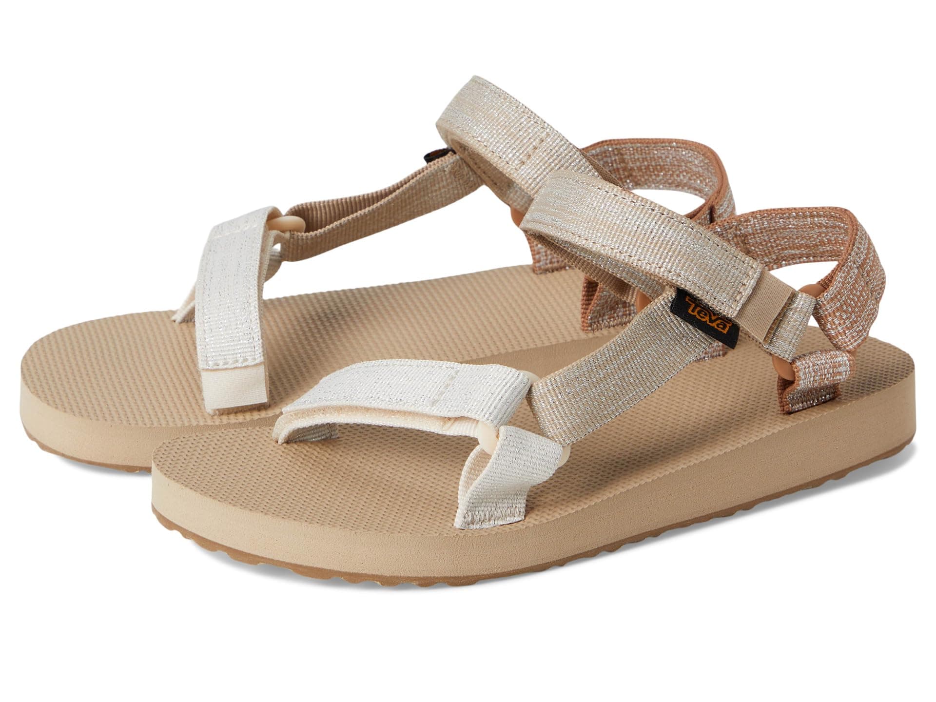 Teva Kids Original Universal Metallic (Toddler/Little Kid/Big Kid) — cor Bege