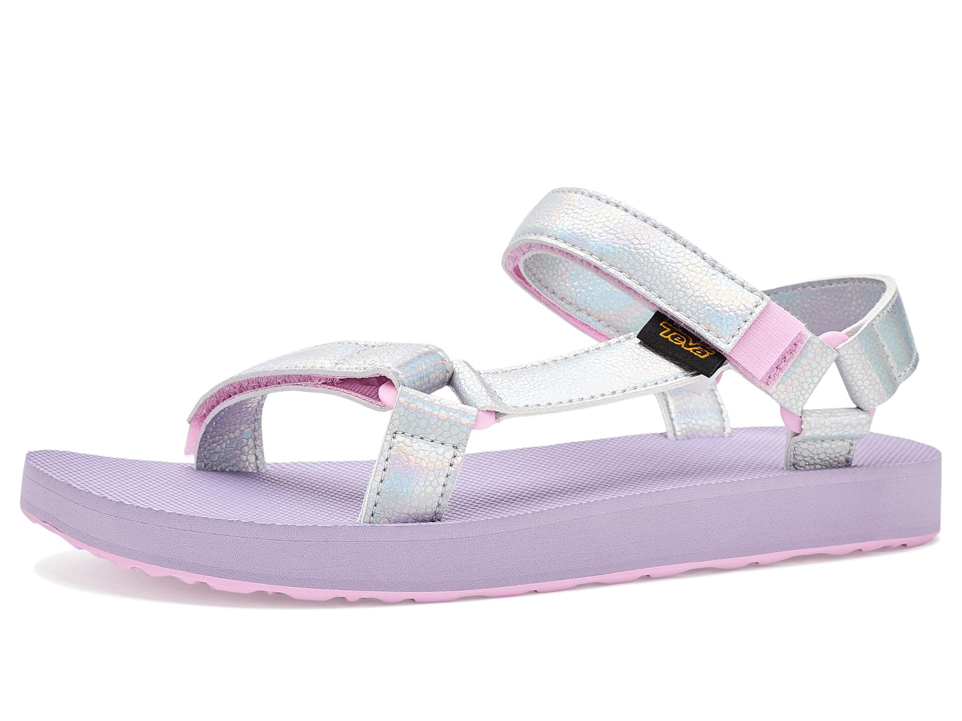 Teva Kids Original Universal Shine (Toddler/Little Kid/Big Kid) — cor Prata