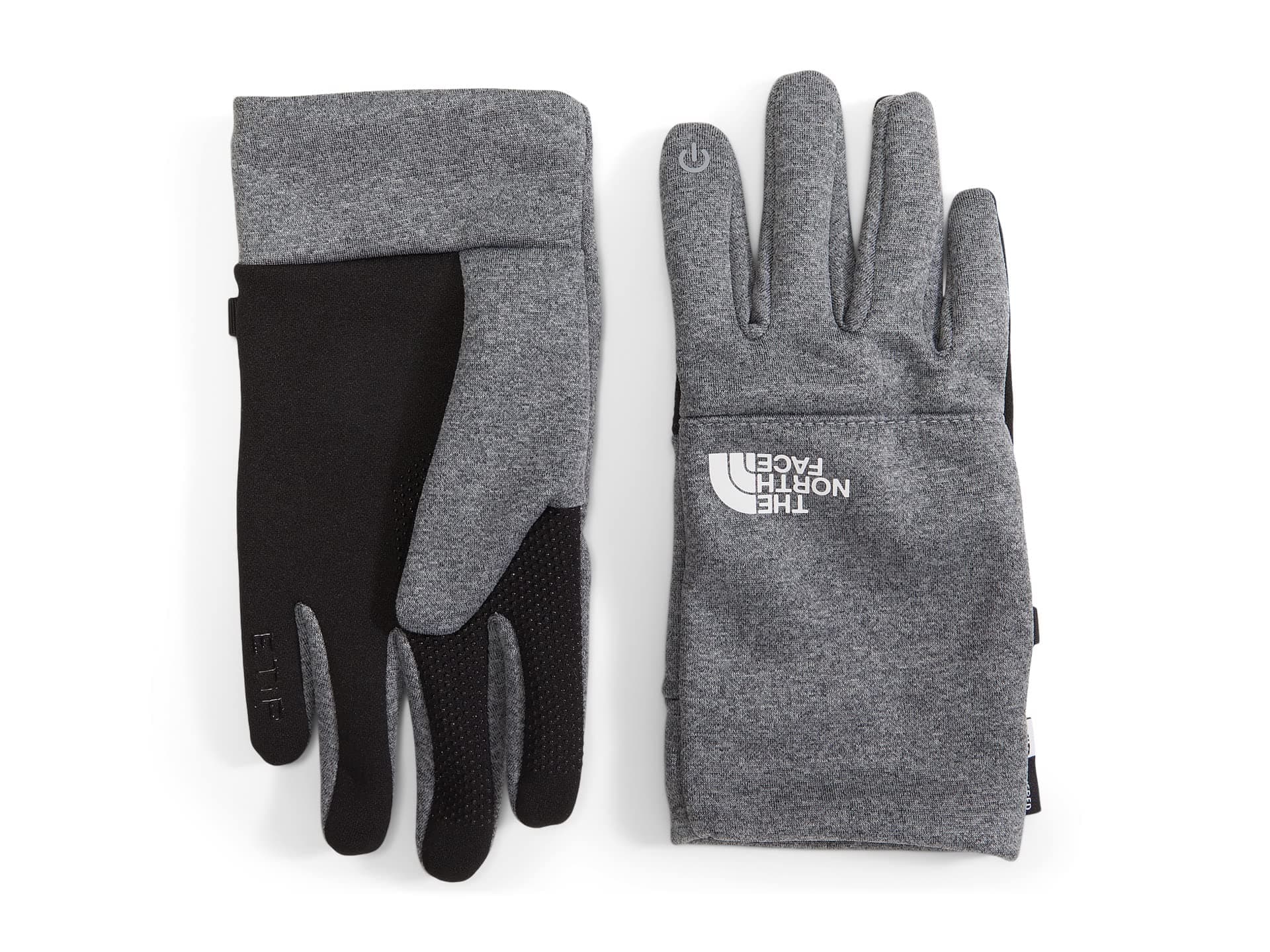 The North Face Kids Recycled Etip Gloves (Little Kid/Big Kid) — cor Cinza