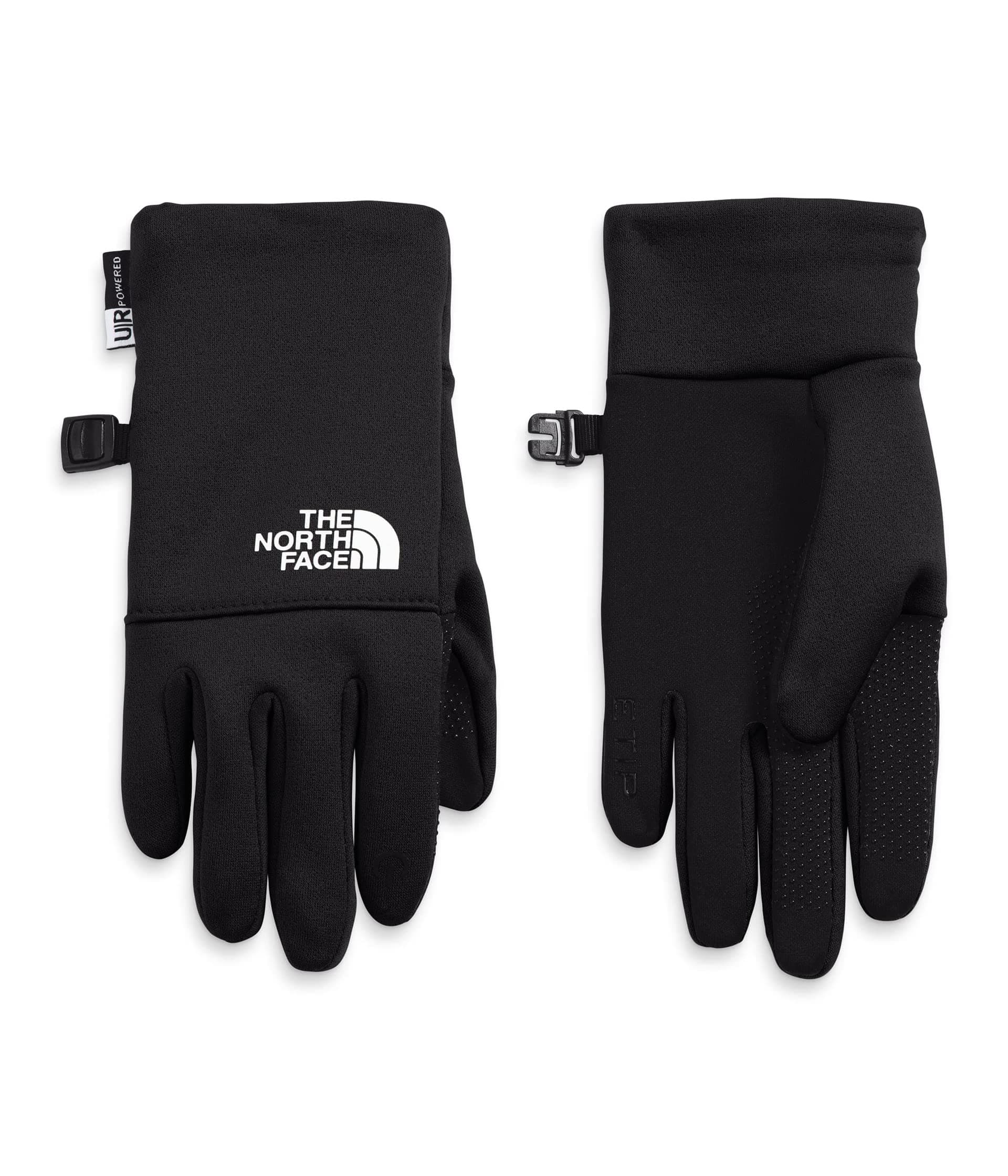 The North Face Kids Recycled Etip Gloves (Little Kid/Big Kid) — cor Preto