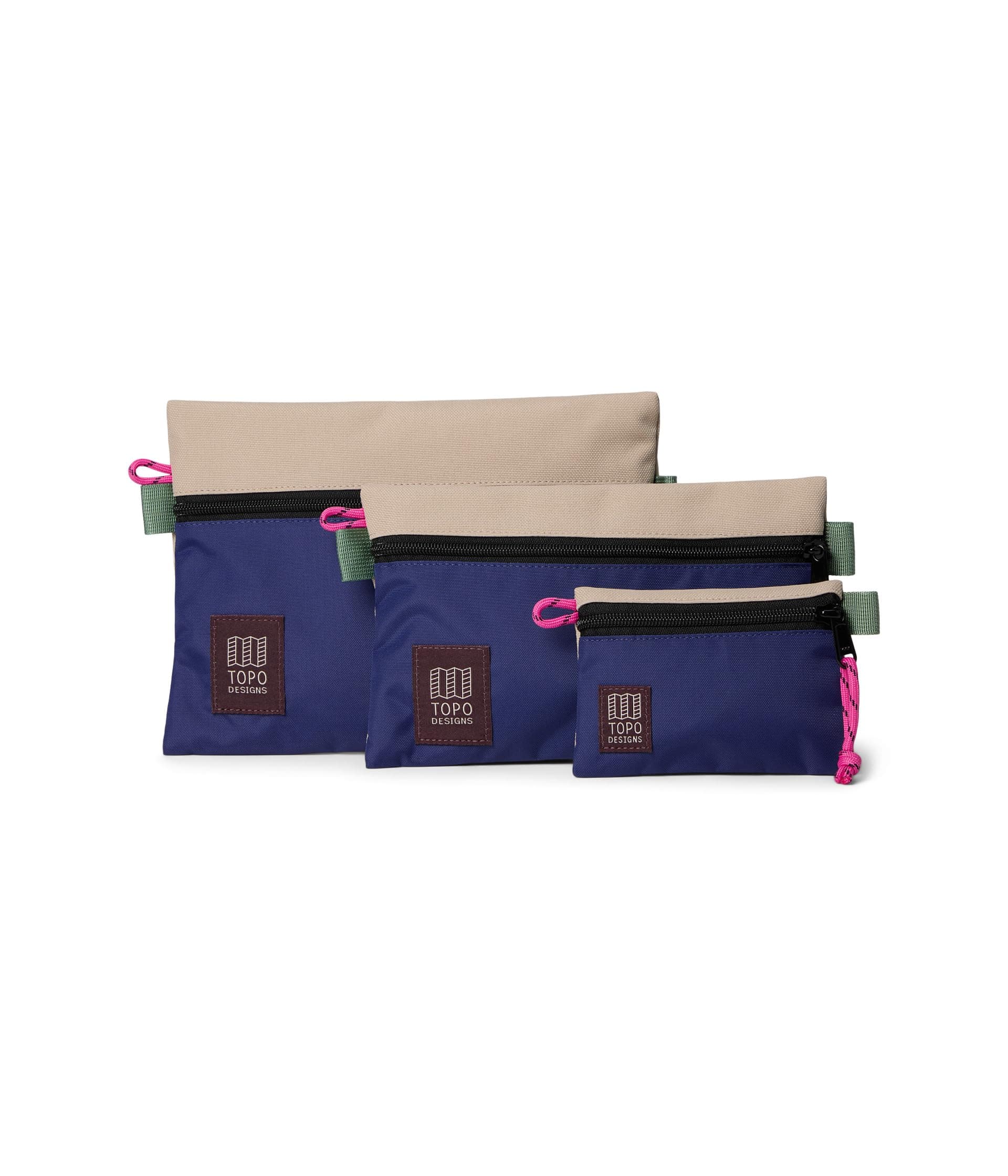 Topo Designs Accessory Bag Bundle — cor Marinho