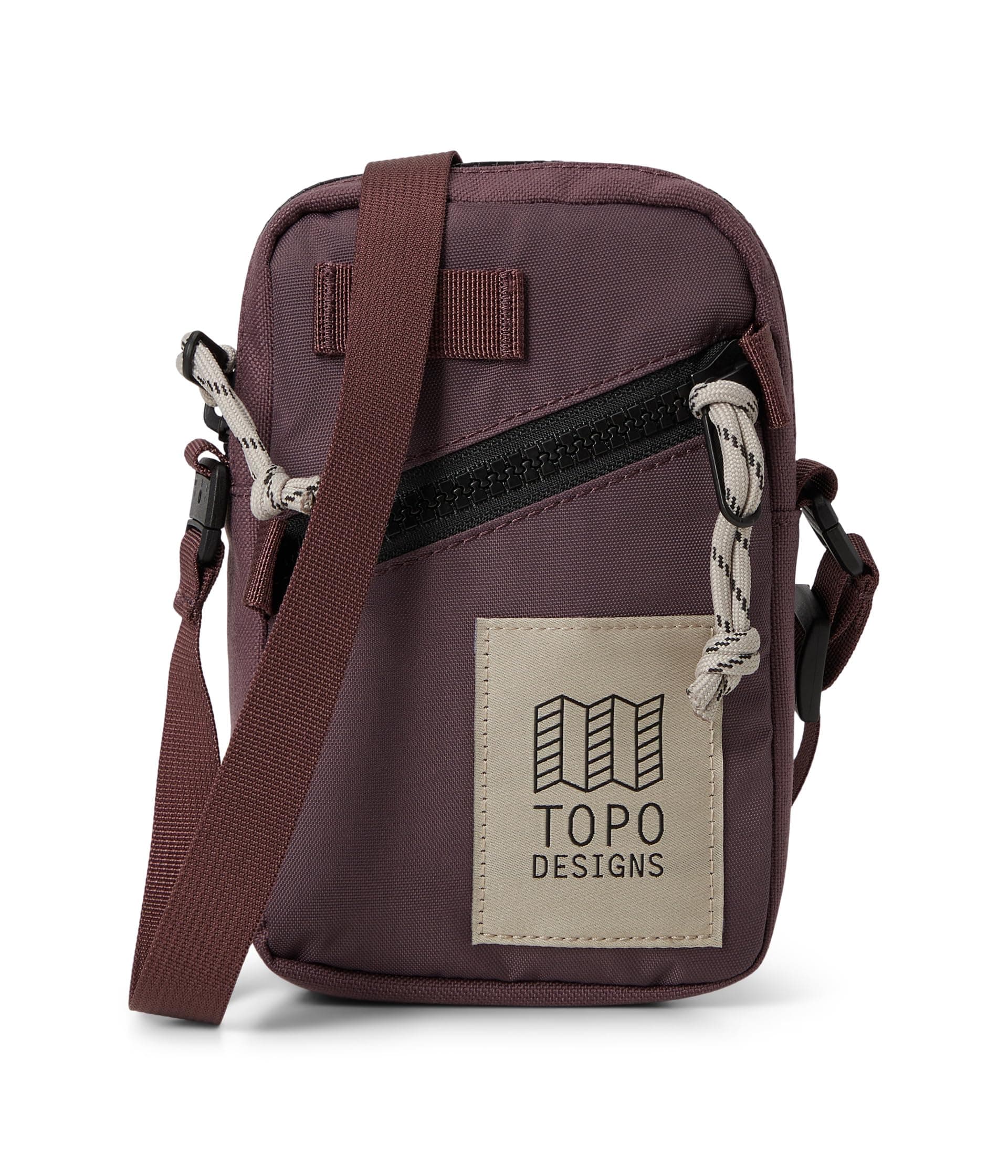 Topo Designs Mini Shoulder Bag — cor Grafite