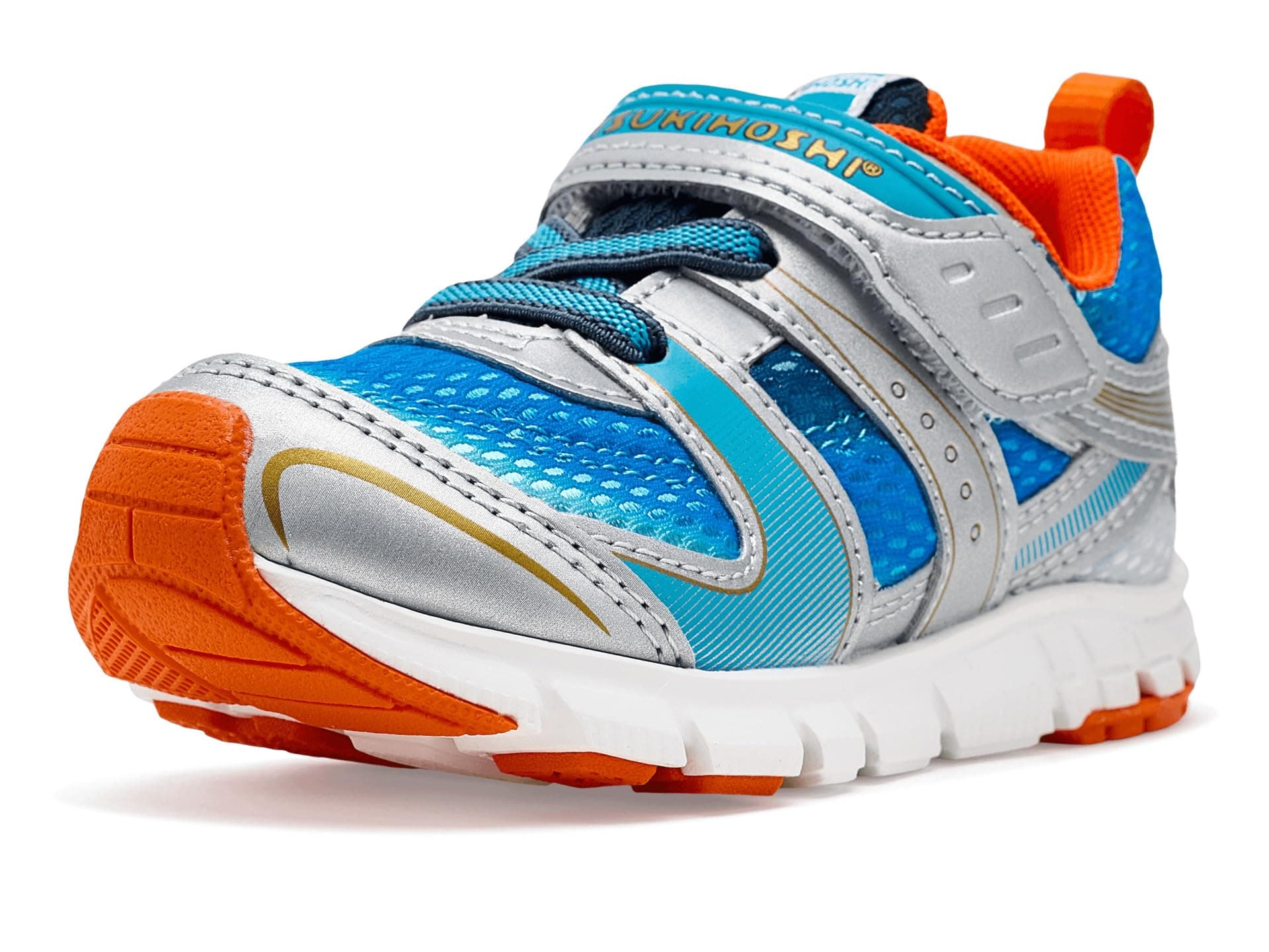 Tsukihoshi Kids Velocity (Toddler/Little Kid) — cor Prata