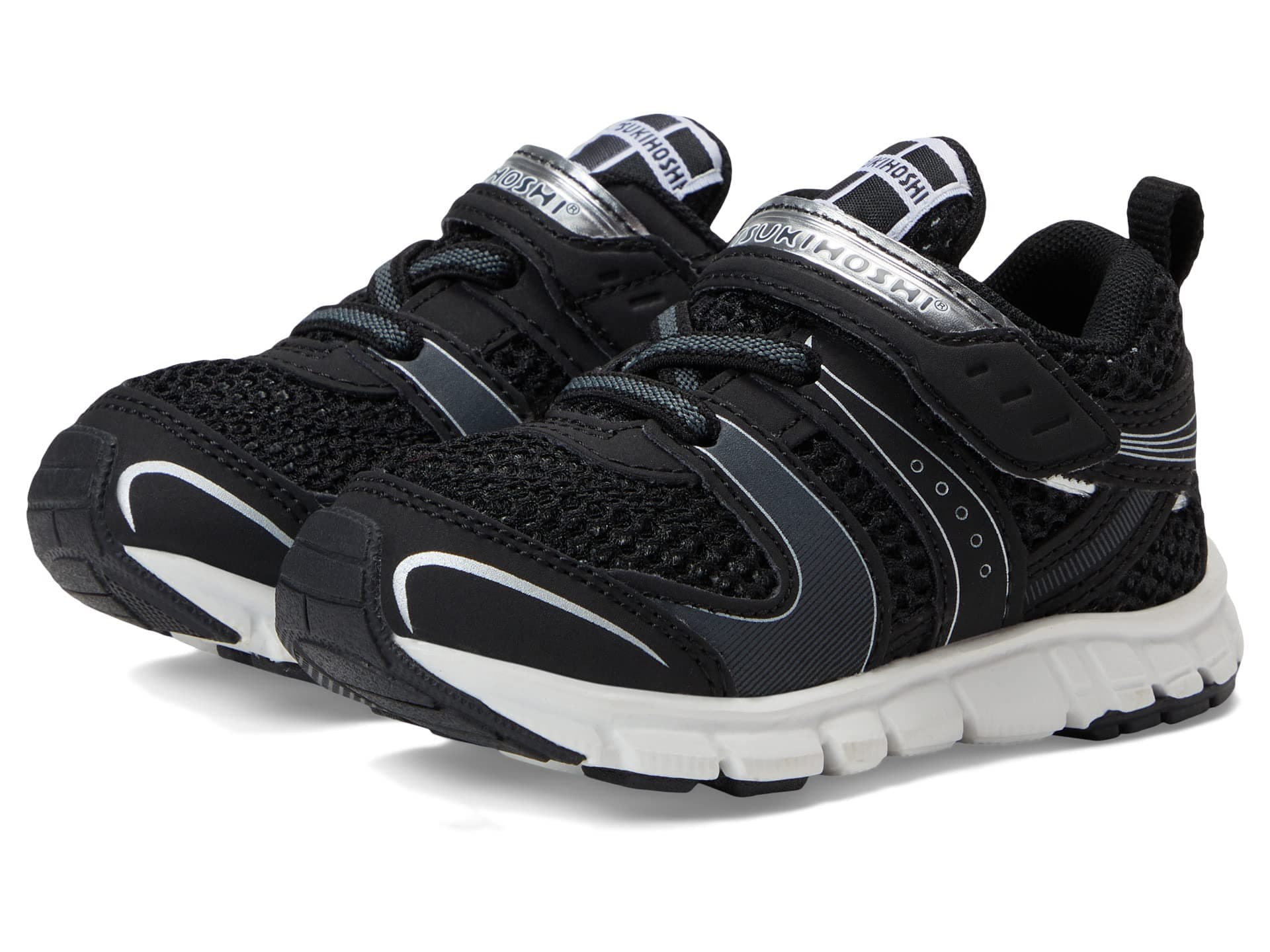 Tsukihoshi Kids Velocity (Toddler/Little Kid) — cor Preto