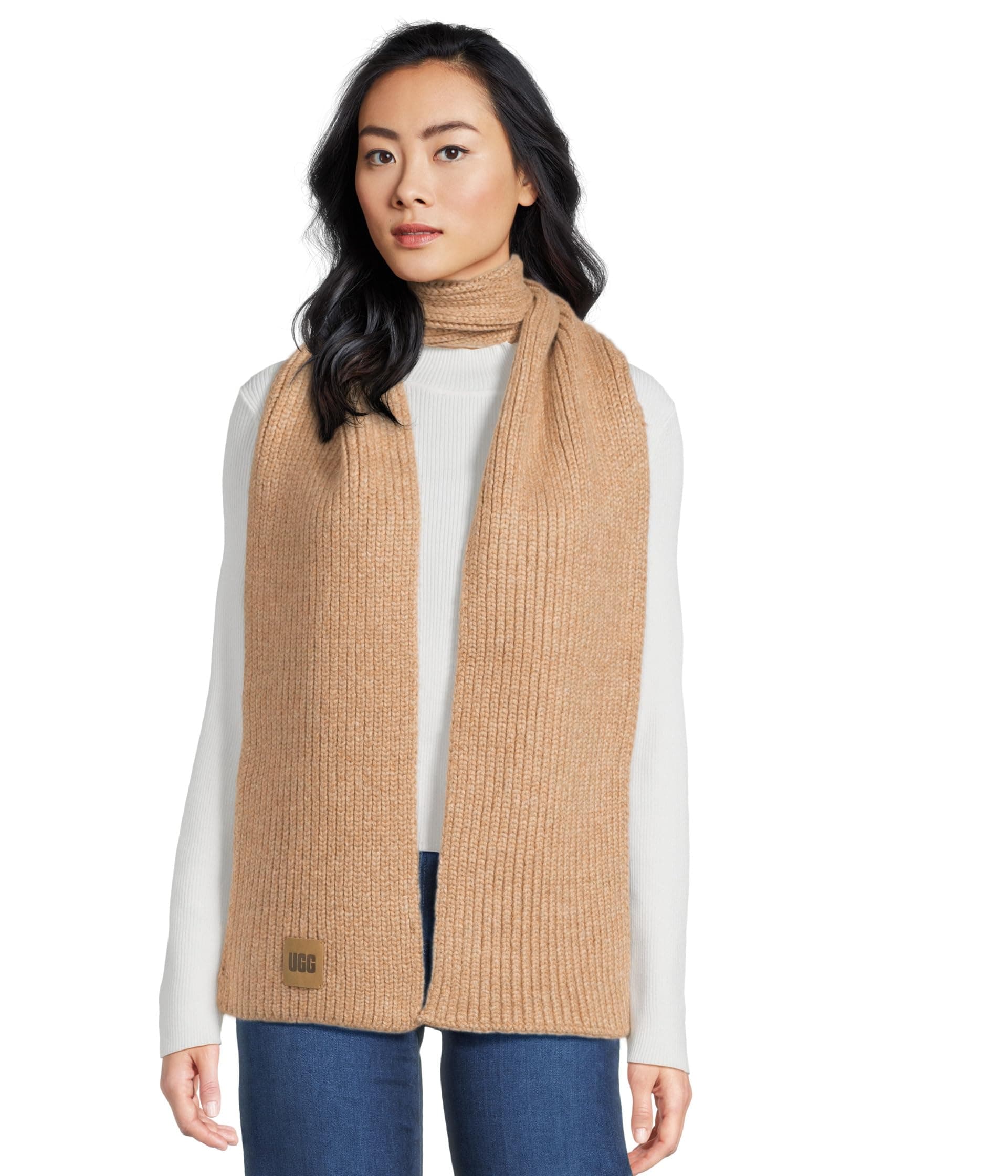 UGG Chunky Rib Scarf — cor Bege