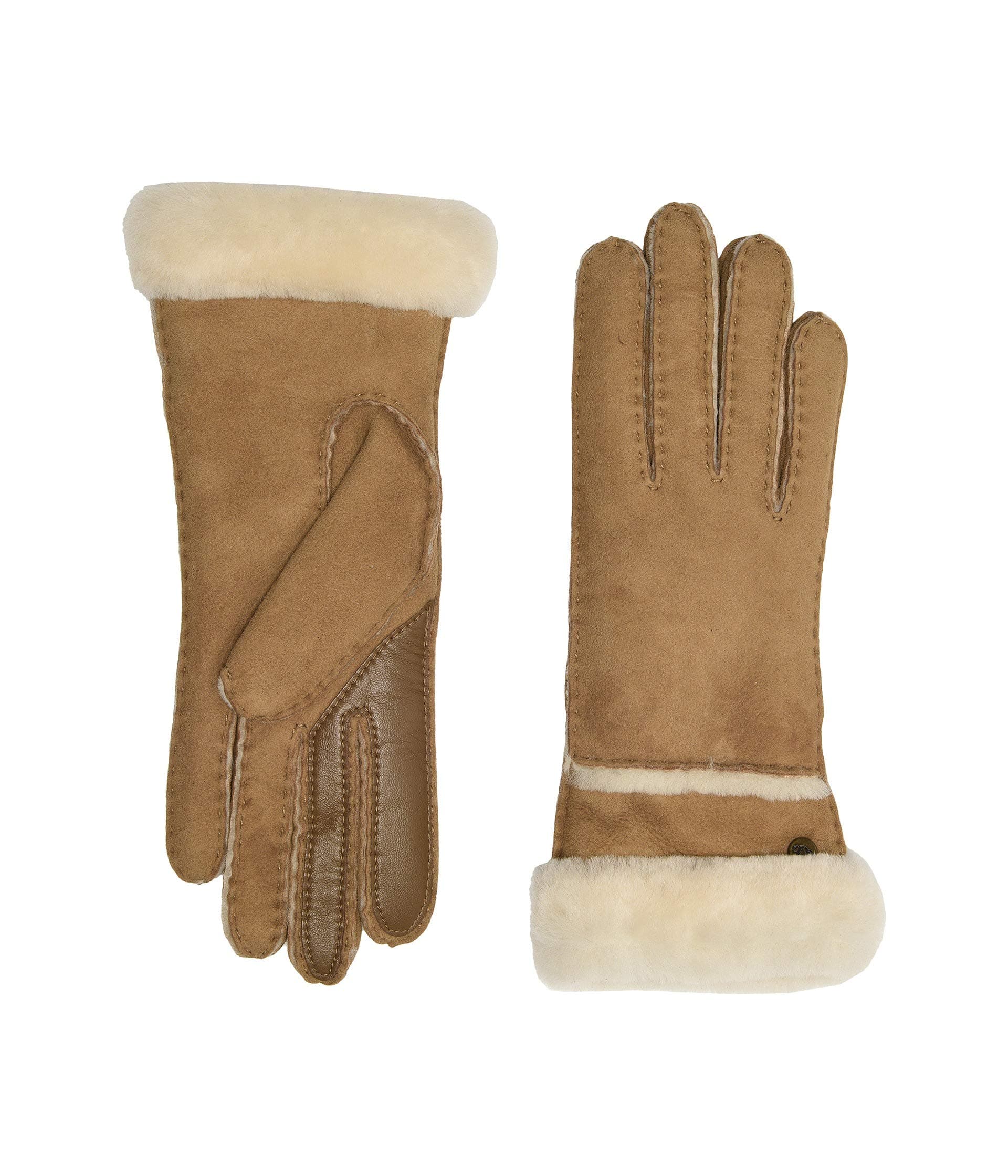 UGG Seamed Tech Water Resistant Sheepskin Gloves — vista principal