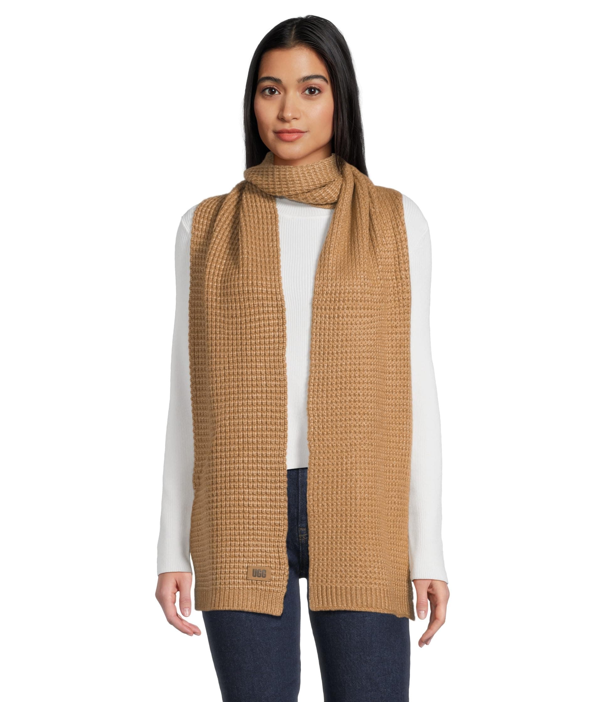 UGG Waffle Scarf — cor Marrom