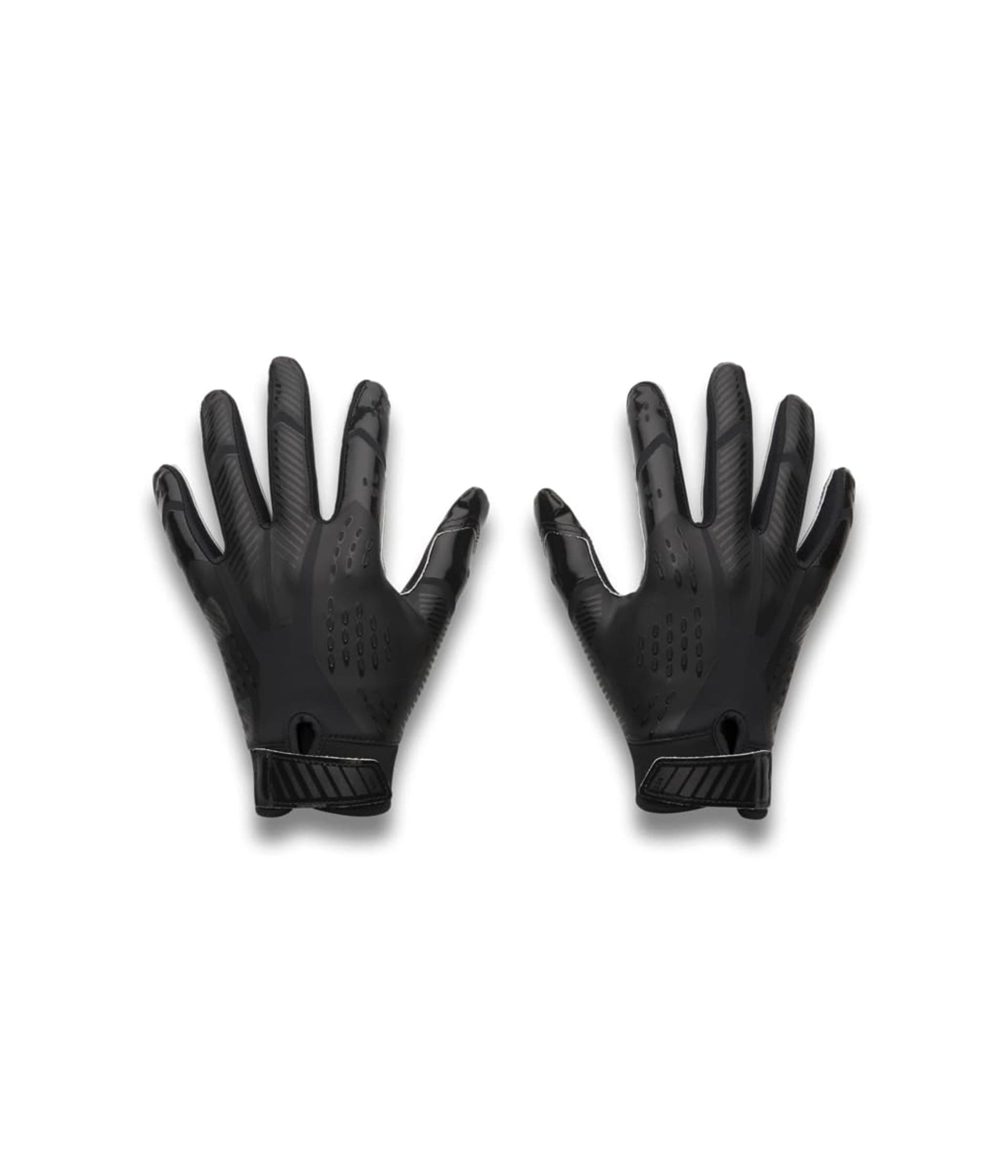 Under Armour Kids Blur Football Gloves (Little Kid/Big Kid) — cor Preto