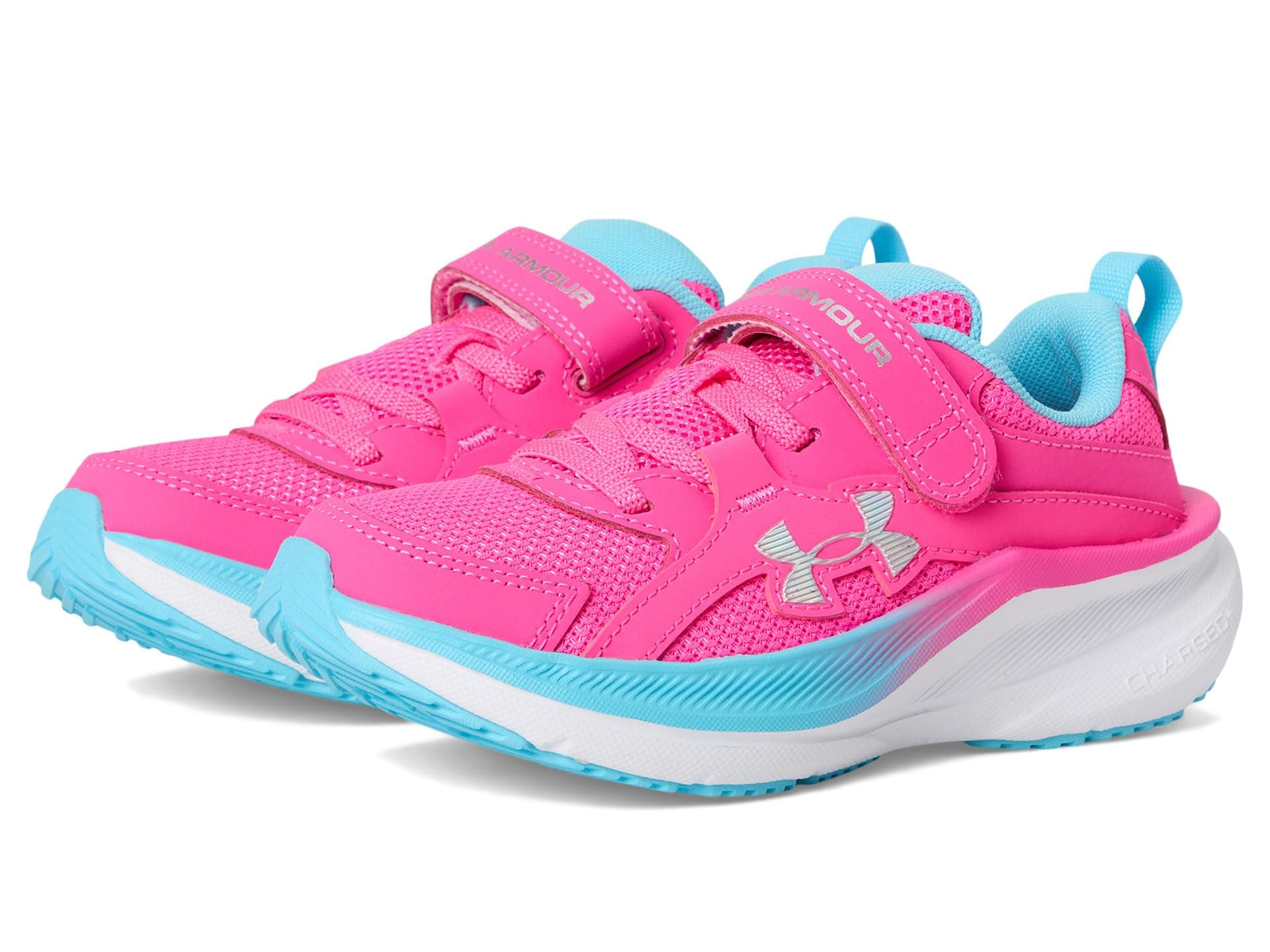 Under Armour Kids Charged Assert 11 Alternate Closure (Little Kid) — cor Pink