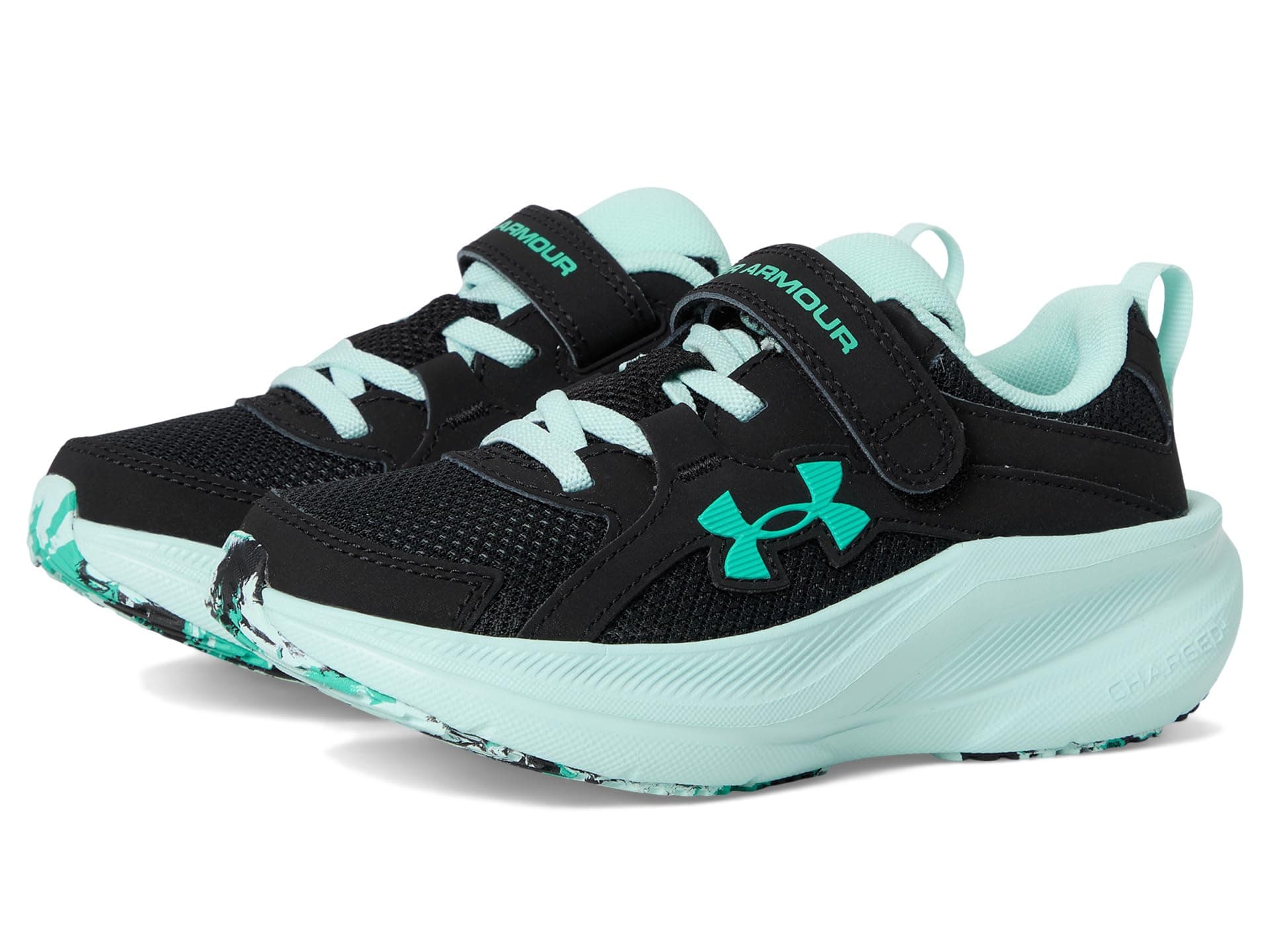 Under Armour Kids Charged Assert 11 Alternate Closure (Little Kid) — cor Preto