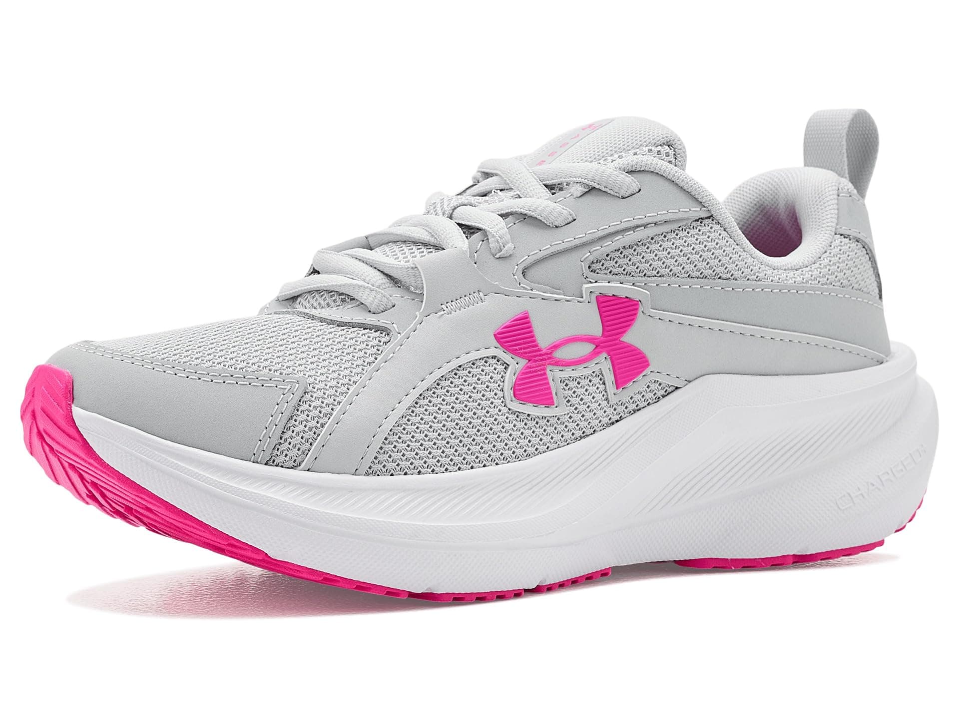 Under Armour Kids Charged Assert 11 (Big Kid) — cor Cinza