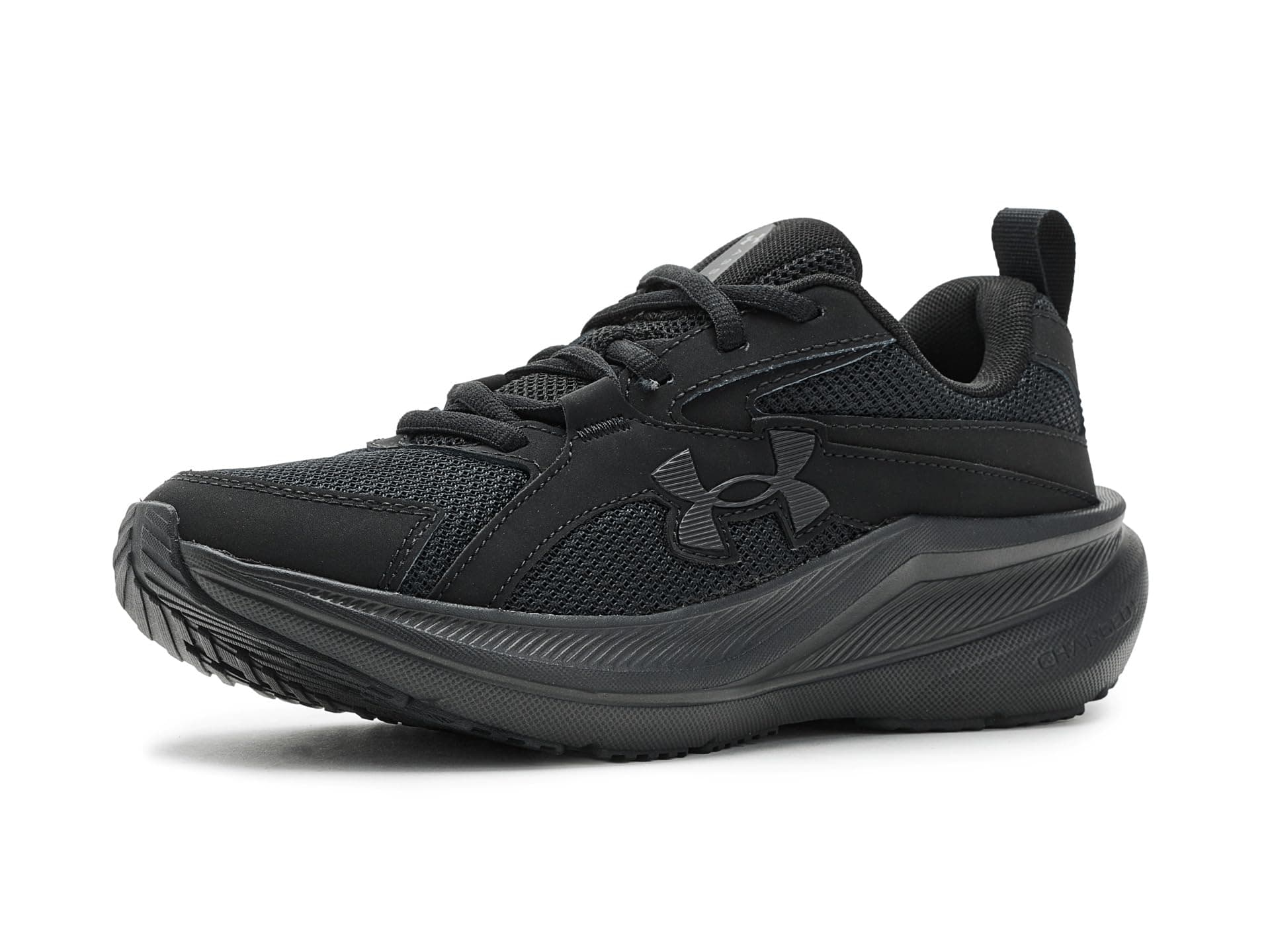 Under Armour Kids Charged Assert 11 (Big Kid) — cor Preto
