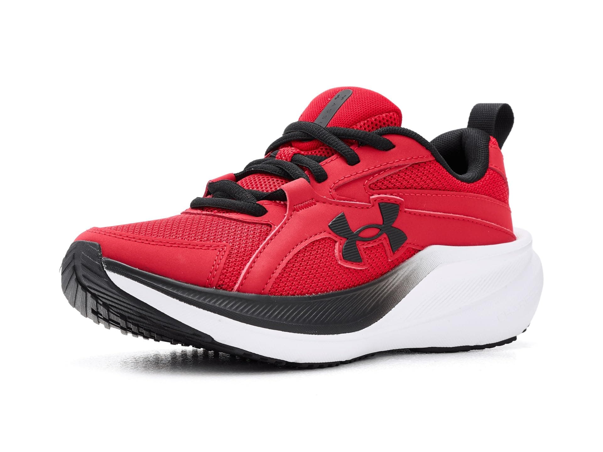 Under Armour Kids Charged Assert 11 (Big Kid) — cor Vermelho