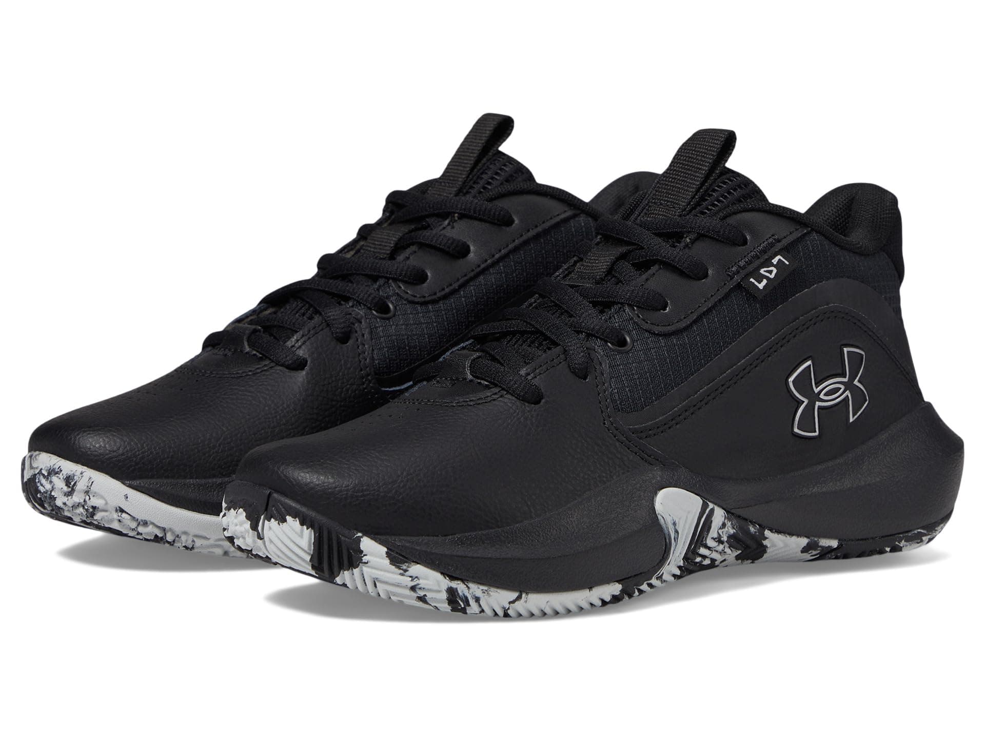 Under Armour Kids Grade School Lockdown 7 (Big Kid) — cor Prata