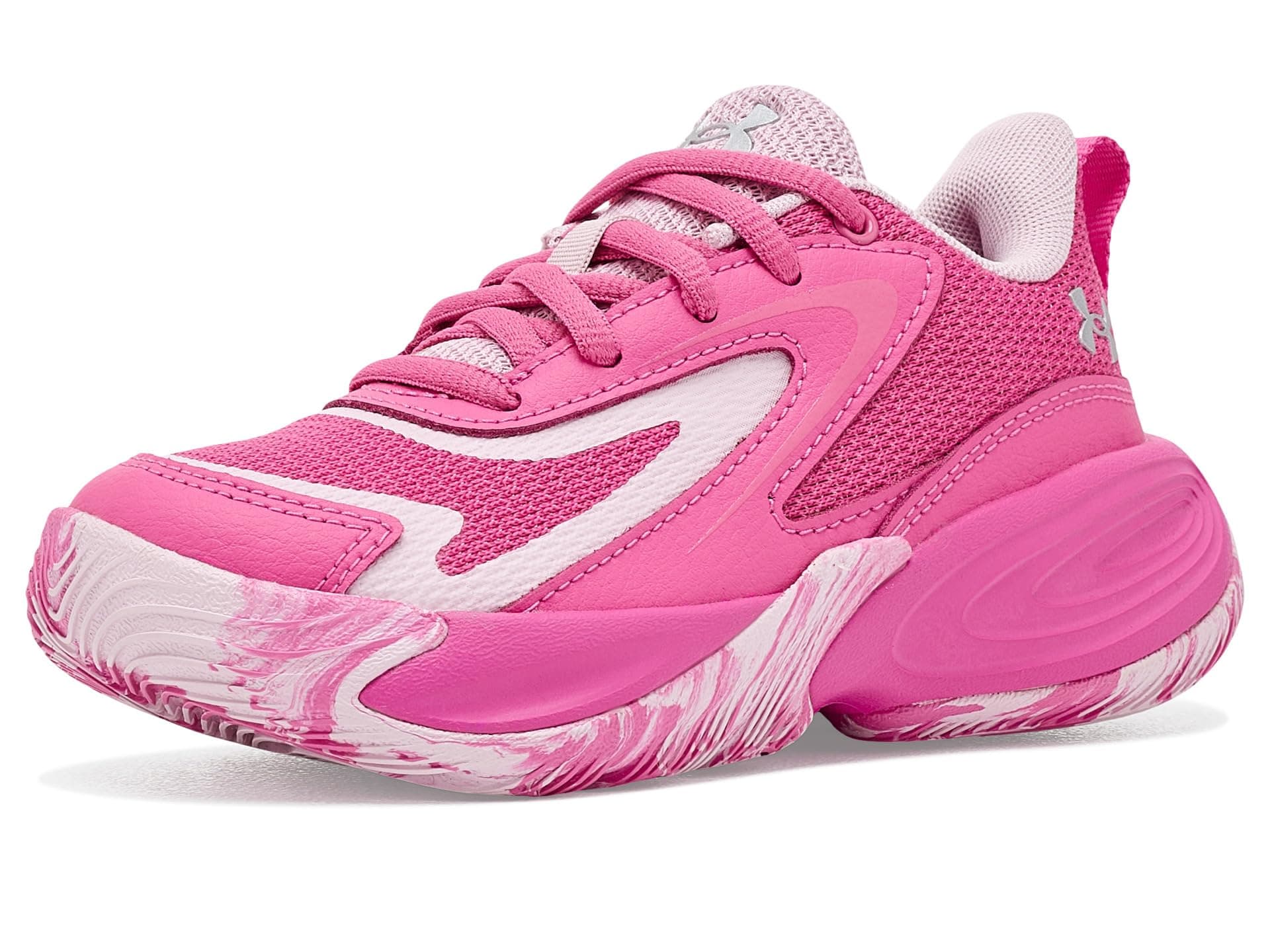 Under Armour Kids Pre School Size Lockdown 8 Basketball Shoes (Little Kid) — vista principal