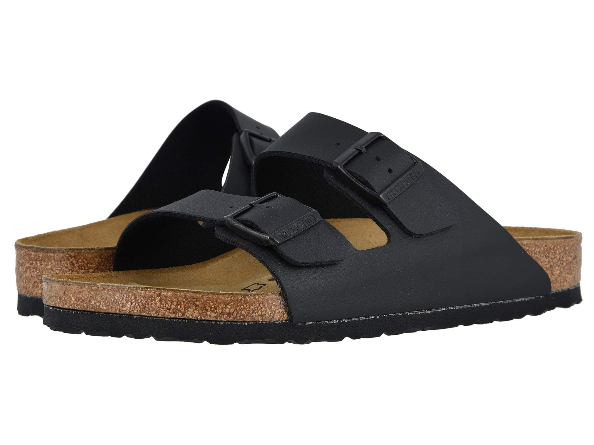Birkenstock Arizona - Birko-Flor (Unisex) — cor Preto