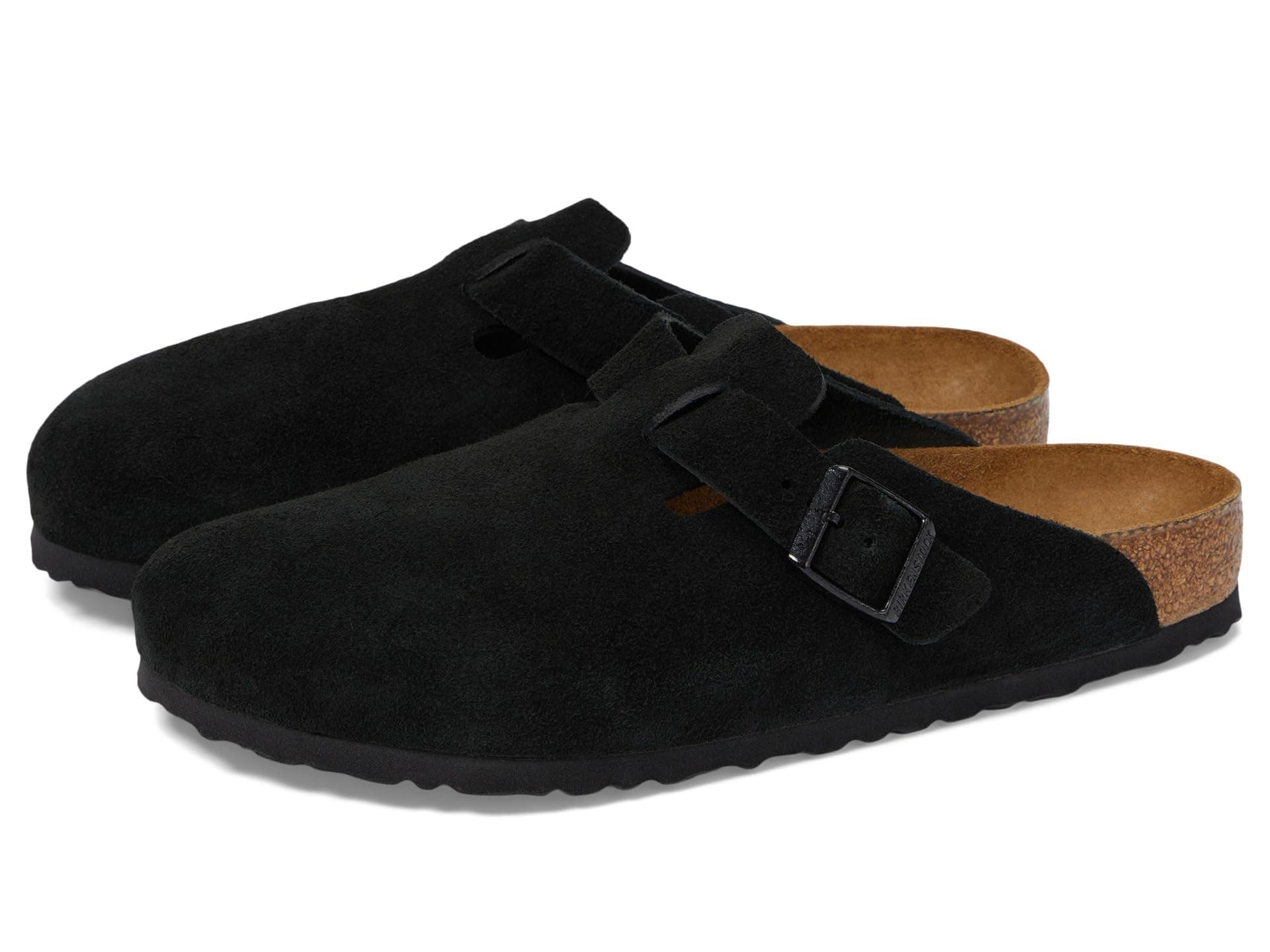 Birkenstock Boston Clog Soft Footbed - Suede (Unisex) — vista principal