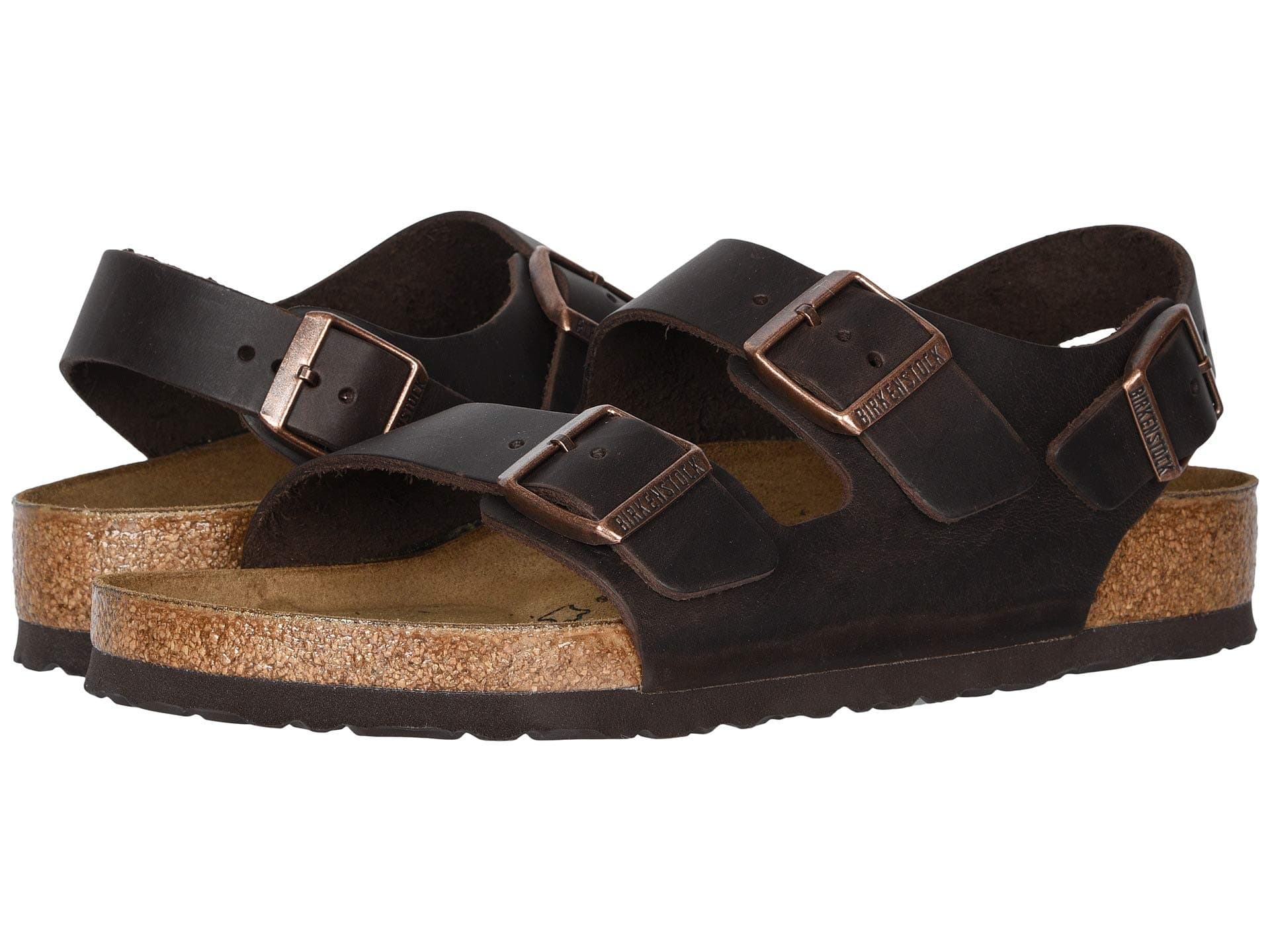 Birkenstock Milano - Oiled Leather (Unisex) — vista principal