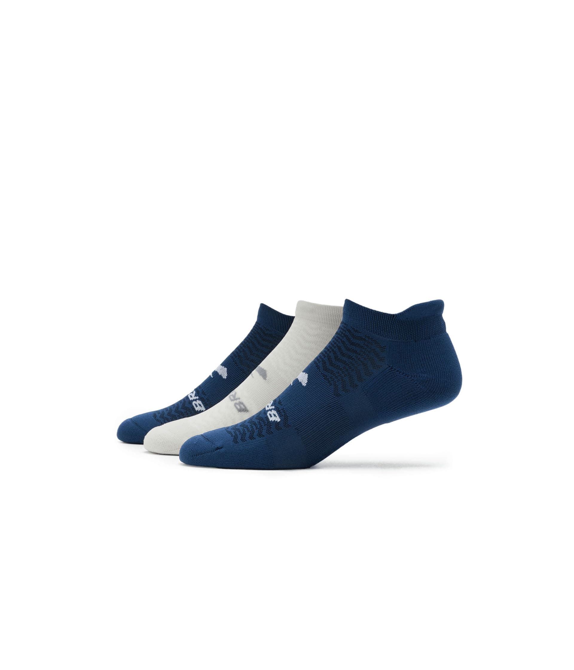 Brooks Run-In No Show 3-Pack — cor Cinza