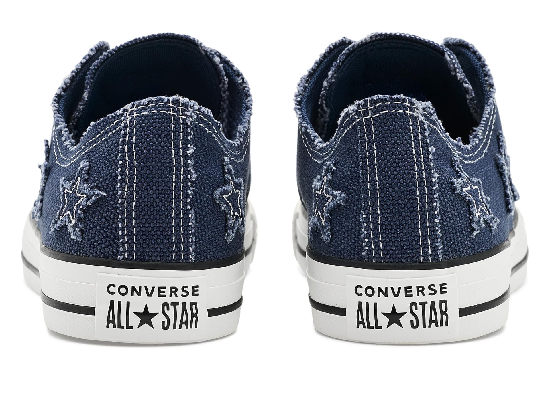 Converse Chuck Taylor All Star Distressed Stars Low Top Sneakers — vista 2