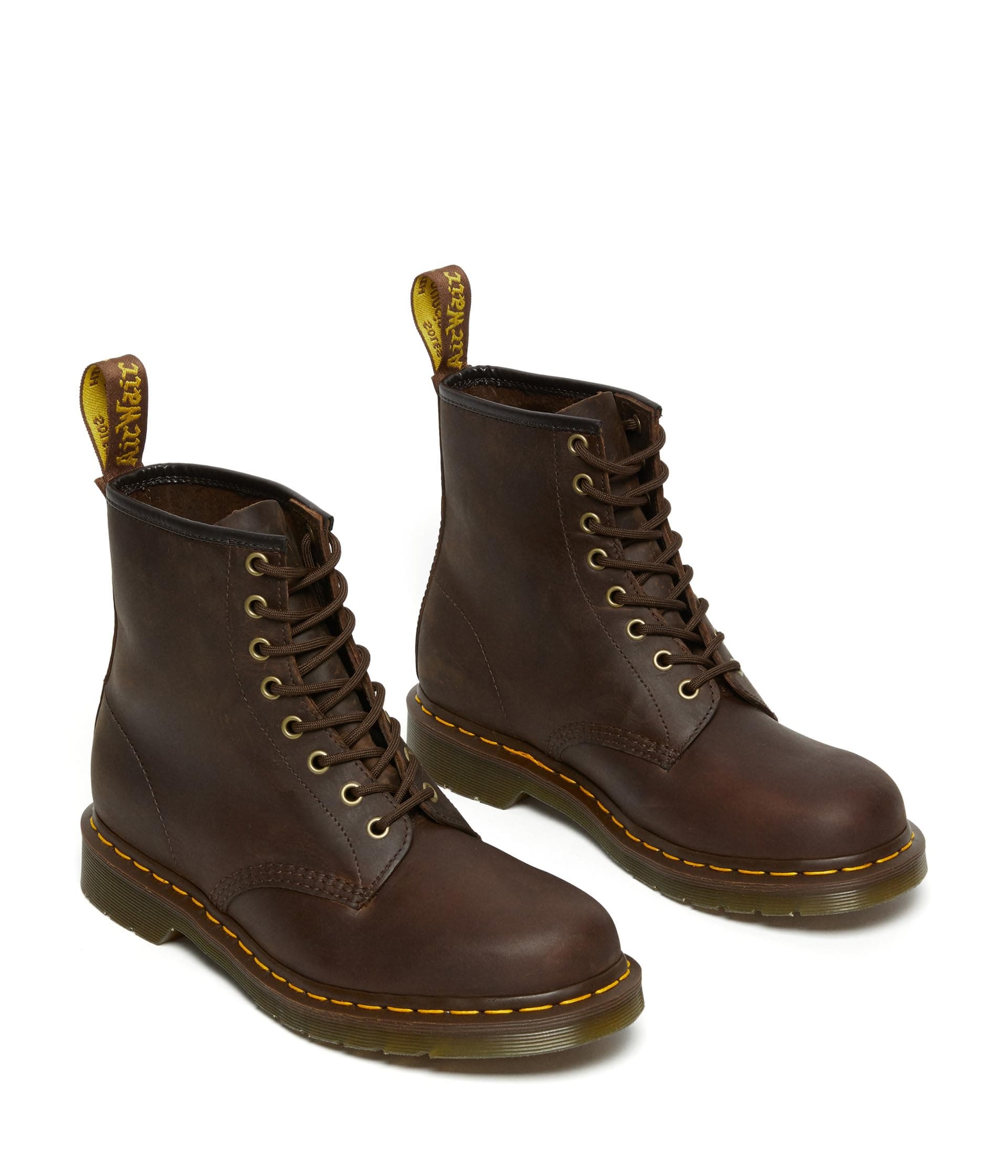 Dr. Martens 1460 Crazy Horse Leather Boots — cor Marrom