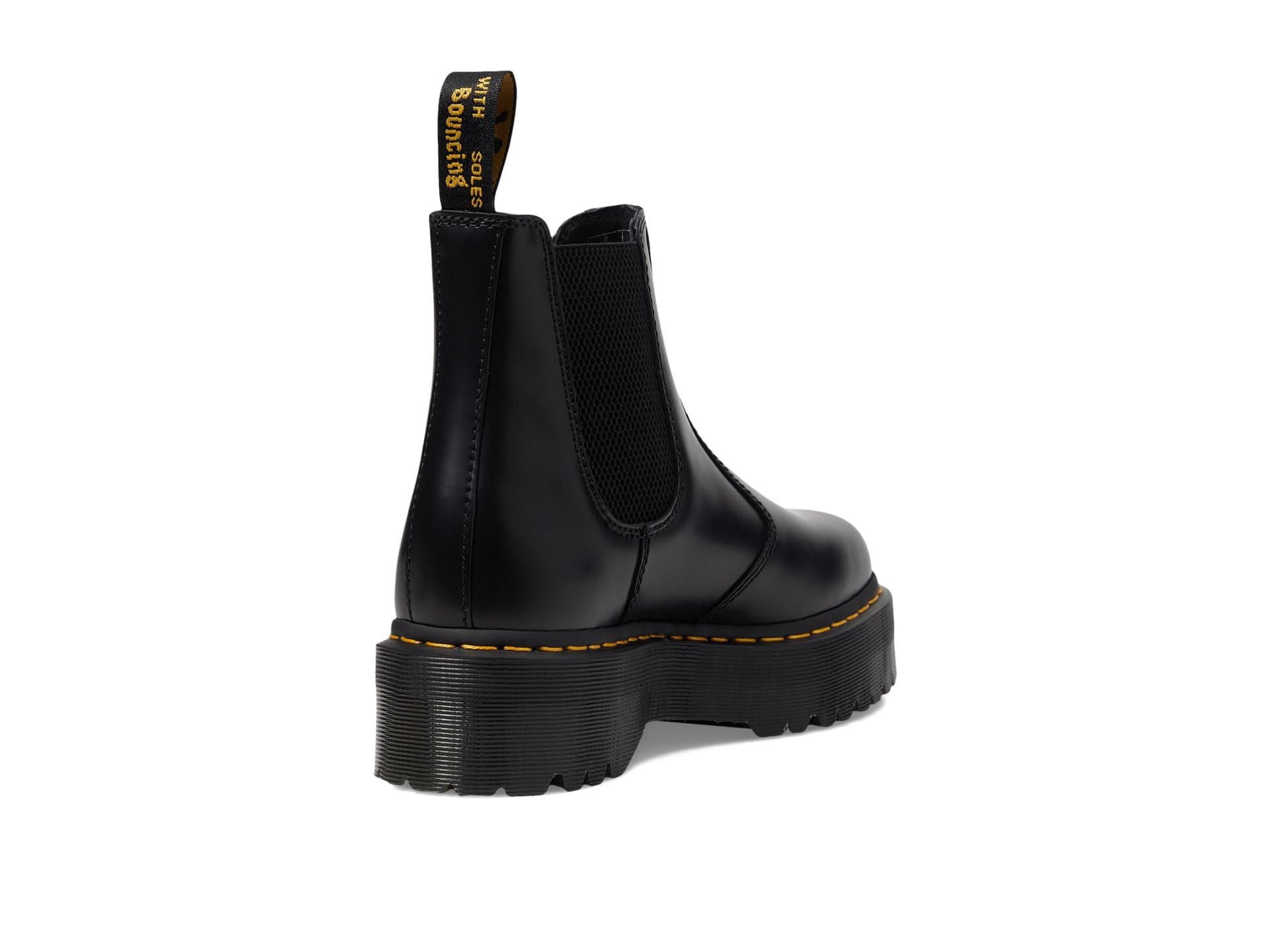 Dr. Martens 2976 Quad Smooth Leather Platform Chelsea Boots — vista 3