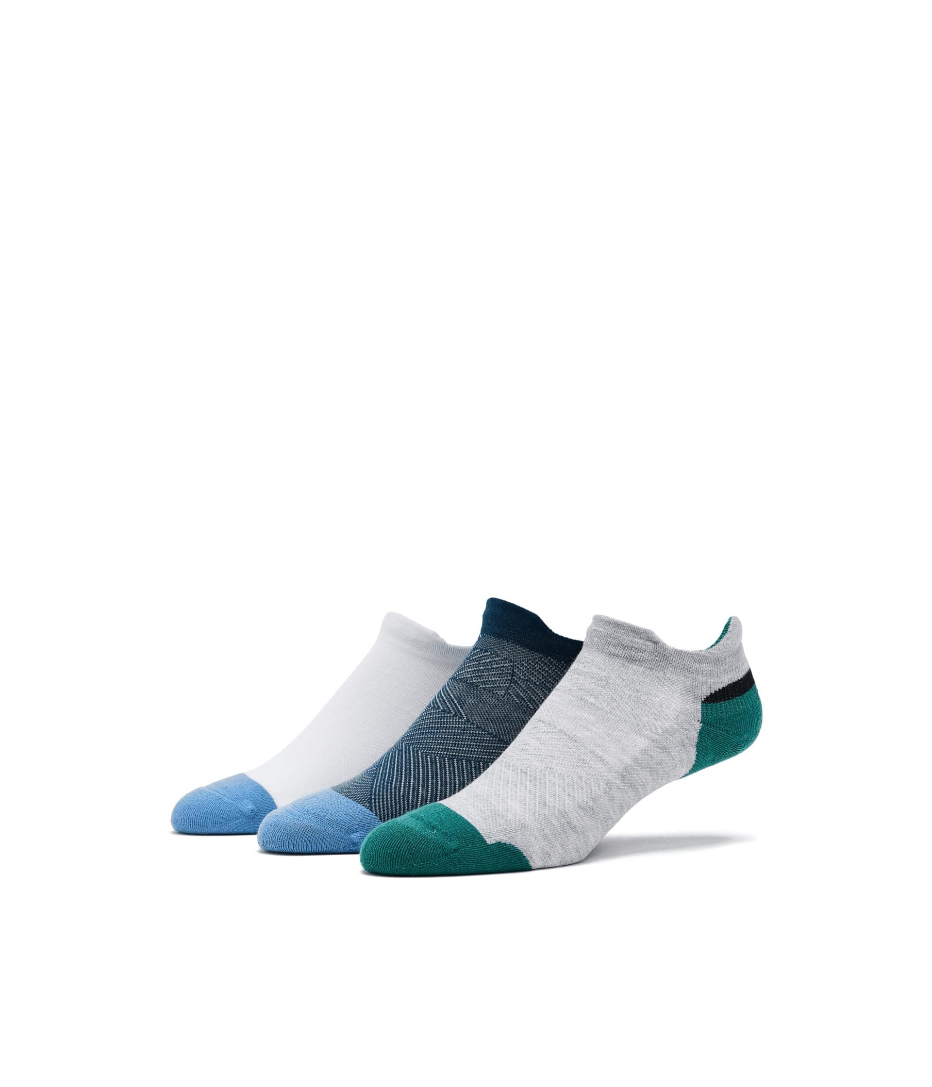 Feetures Elite Max Cushion No Show Tab 3-Pair Pack — cor Azul