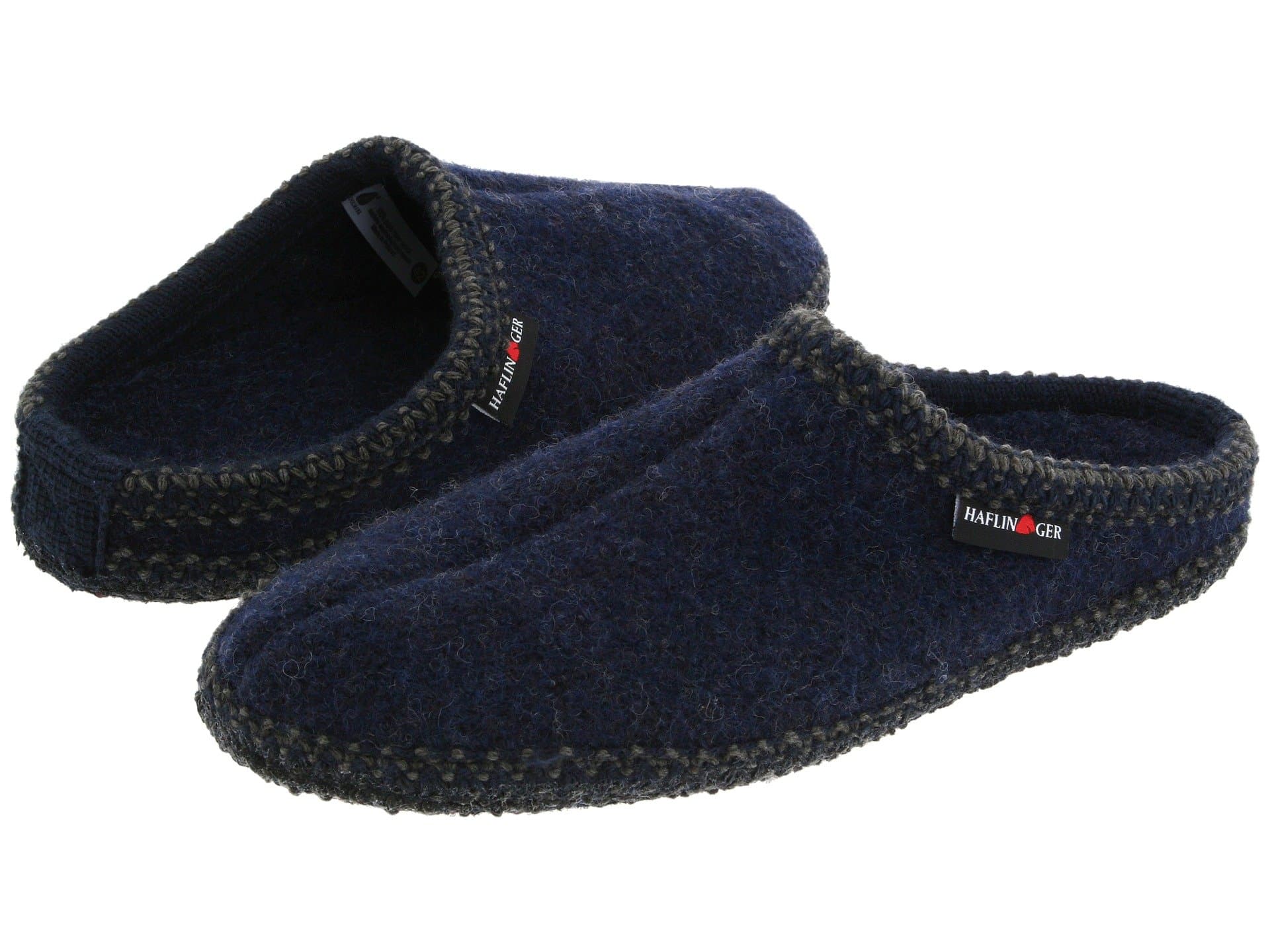 Haflinger AS Classic Slipper — cor Azul