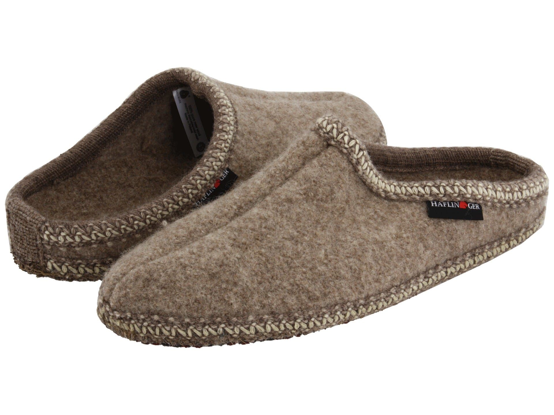 Haflinger AS Classic Slipper — cor Off-white