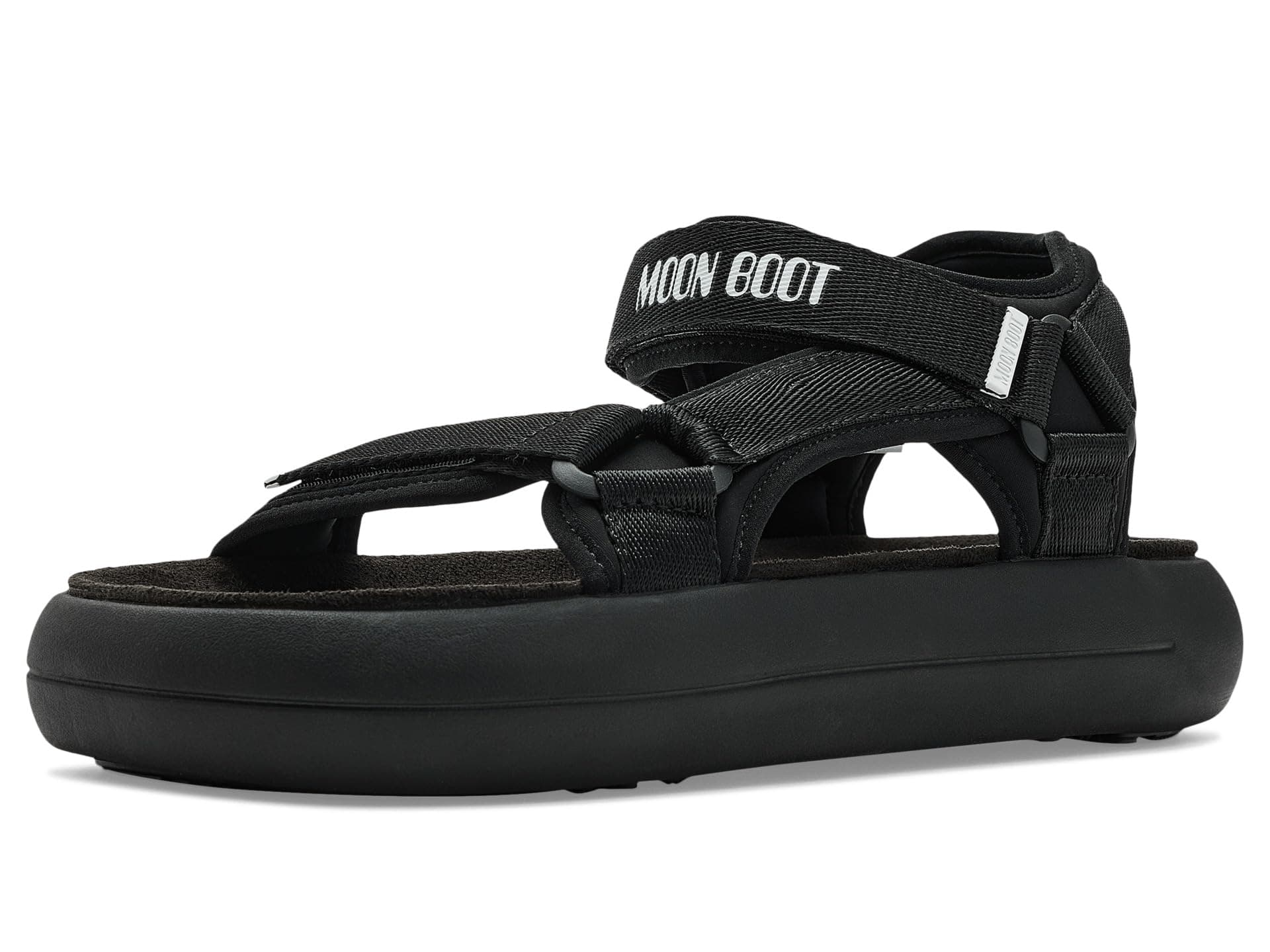 MOON BOOT Super Sandal — cor Preto