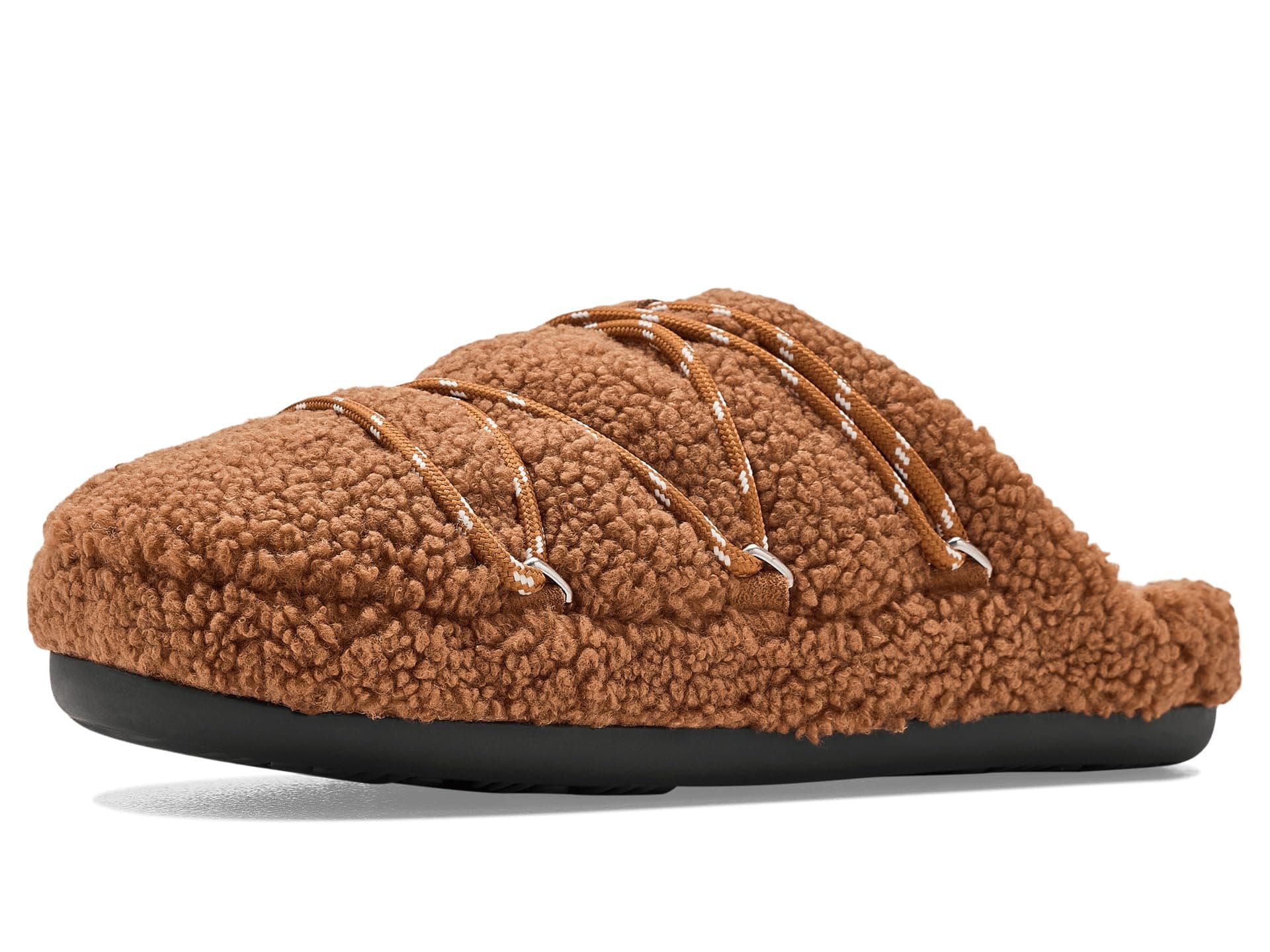 MOON BOOT Teddy Slipper — cor Caramelo
