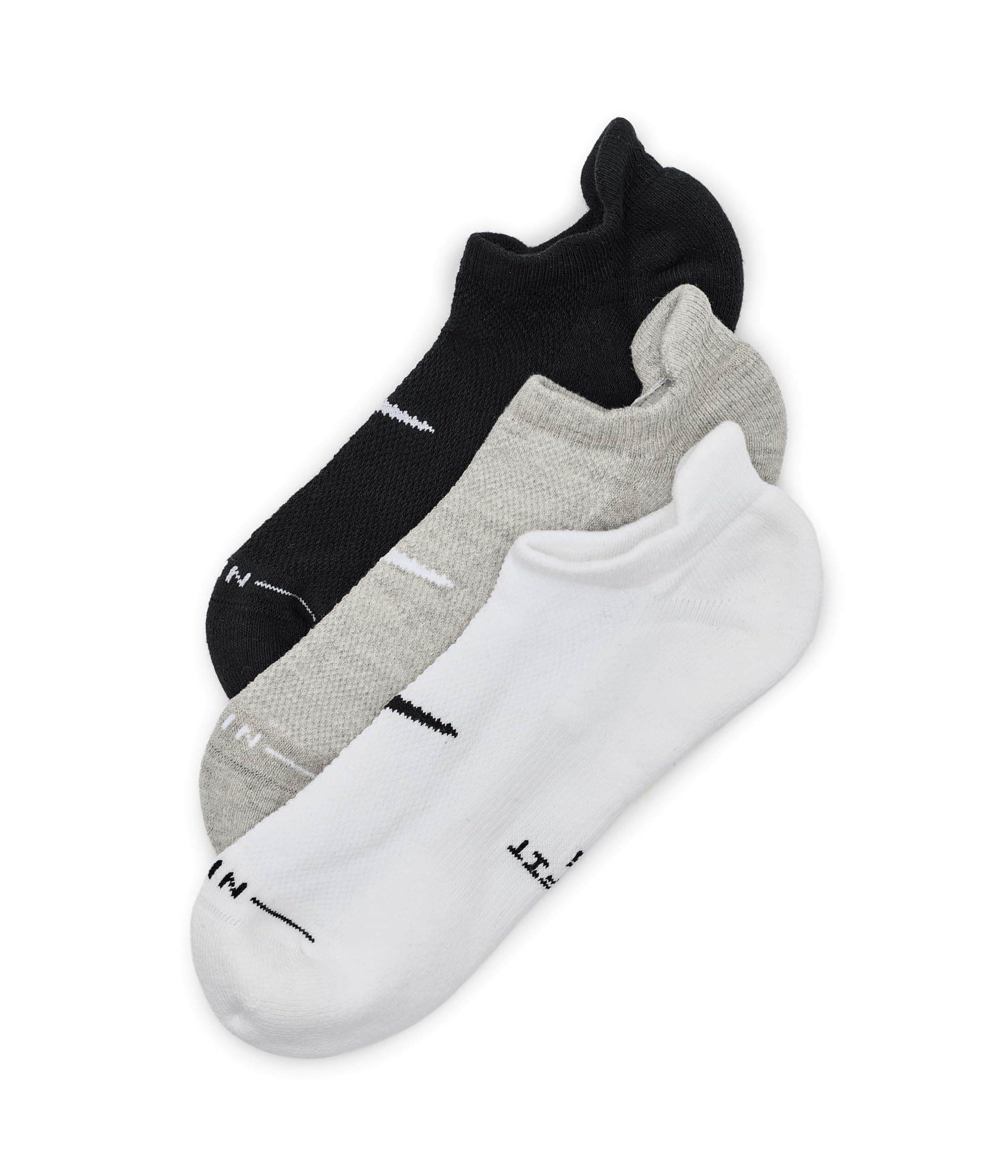 Nike Elevated No Show (3 Pairs) — cor Prata