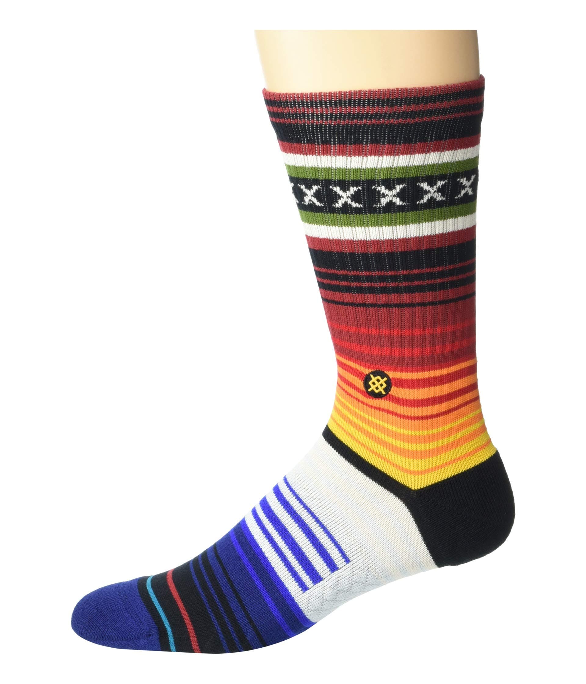 Stance Curren St Crew — cor Vermelho