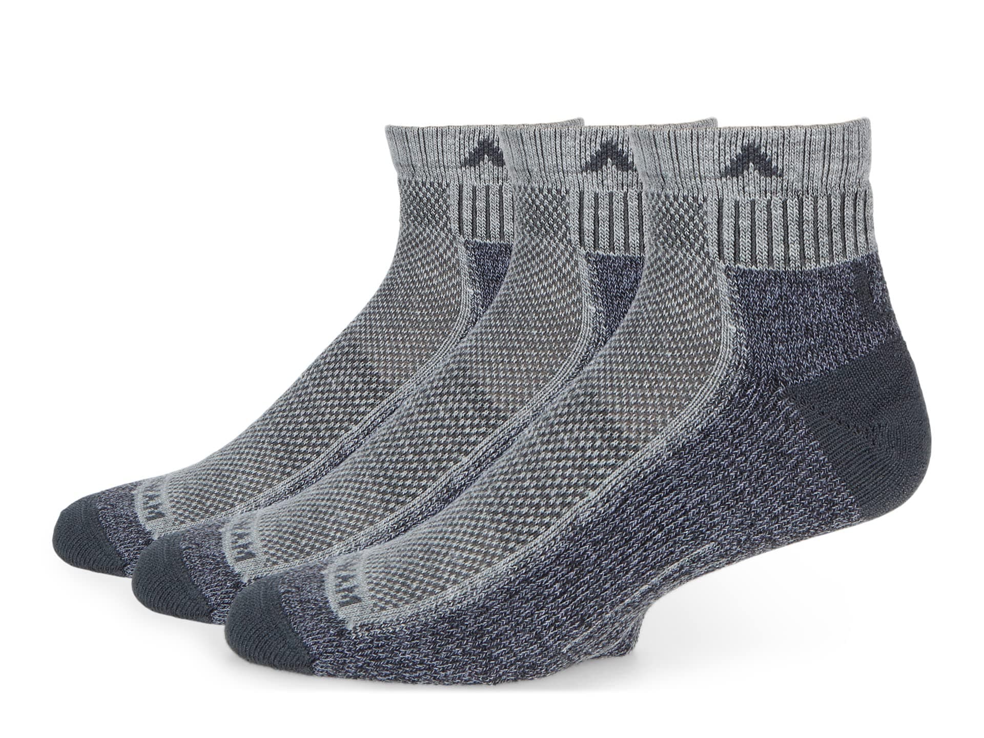 Wigwam Cool Lite Hiker Quarter, 3-Pack — cor Cinza