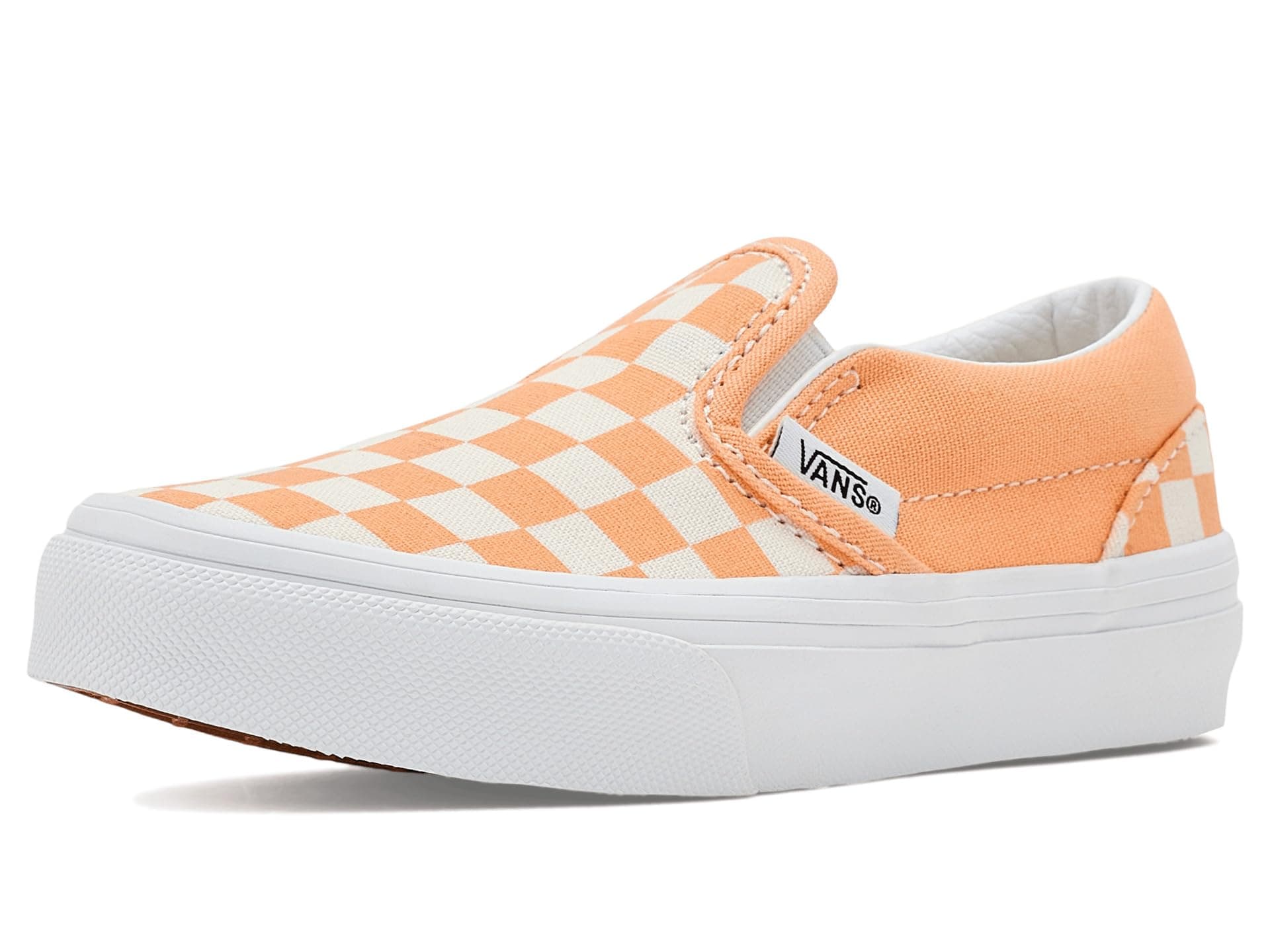 Vans Kids Classic Slip-On (Little Kid) — cor Laranja