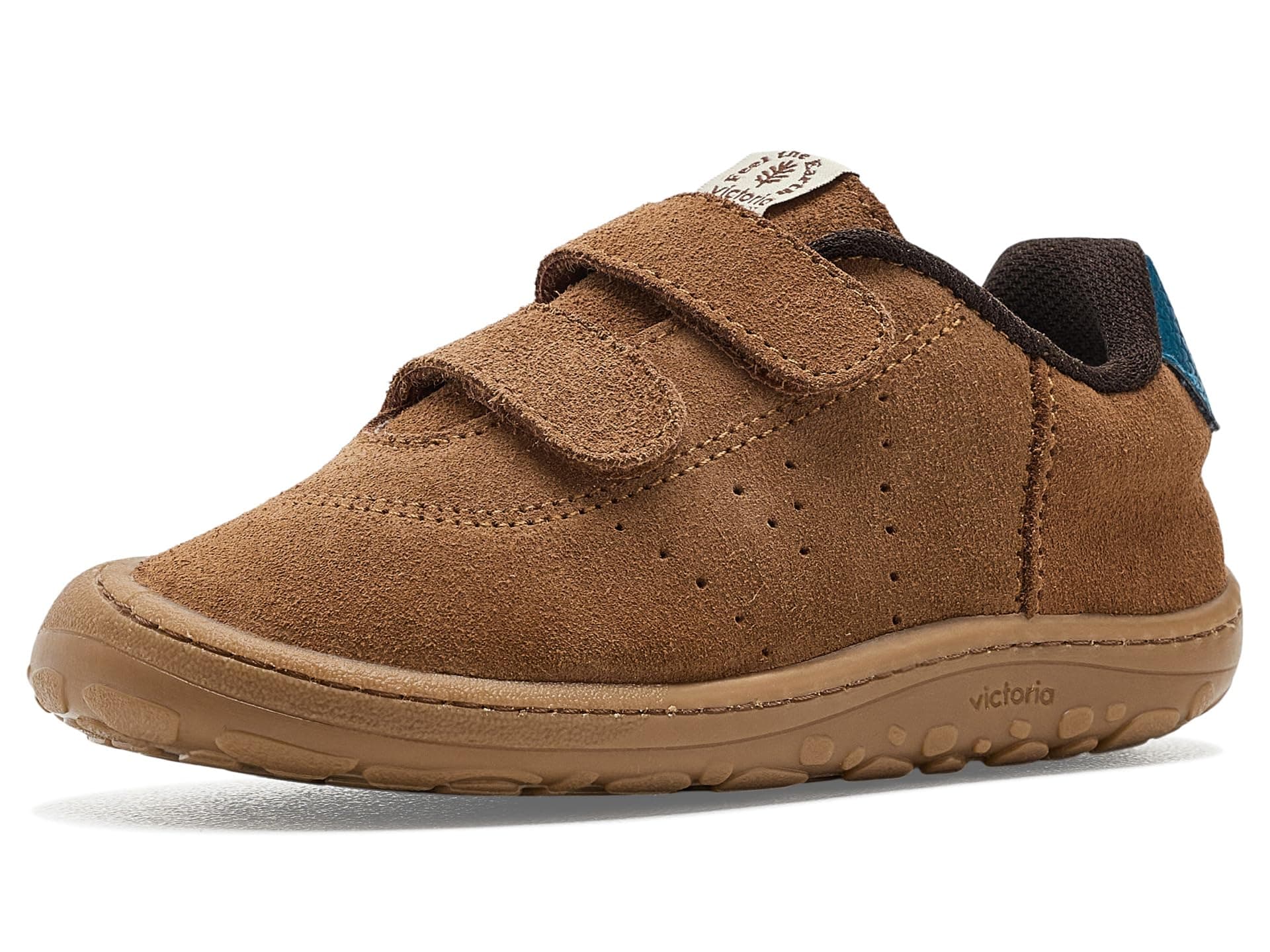 victoria Kids Bosco Barefoot Suede (Infant/Toddler/Little Kid/Big Kid) — cor Marrom