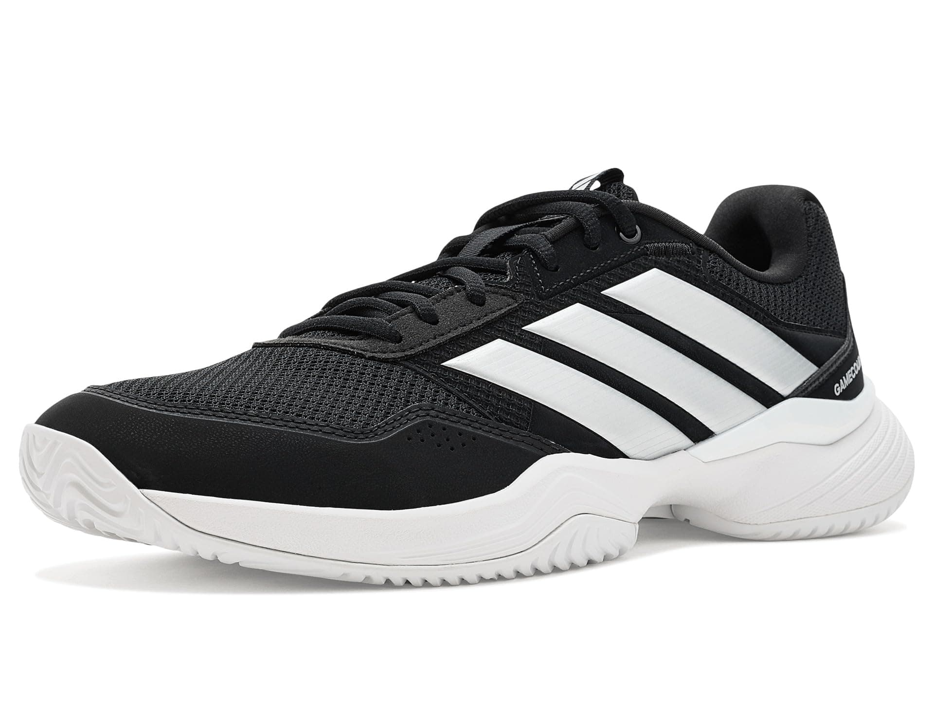 adidas Gamecourt 3 All Court Tennis Shoes — cor Preto