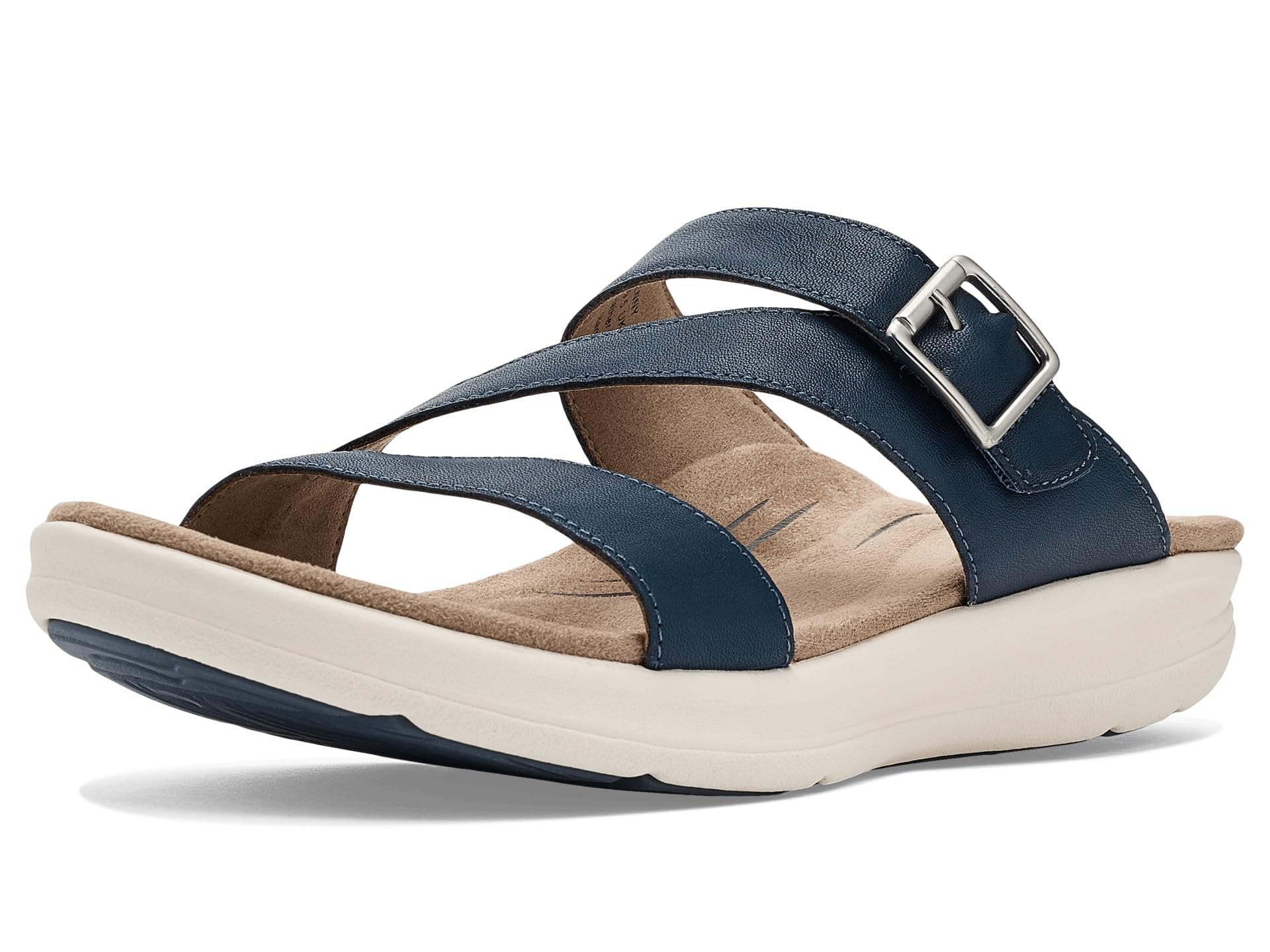 Aetrex Jenny Wedge Sandal — cor Marinho