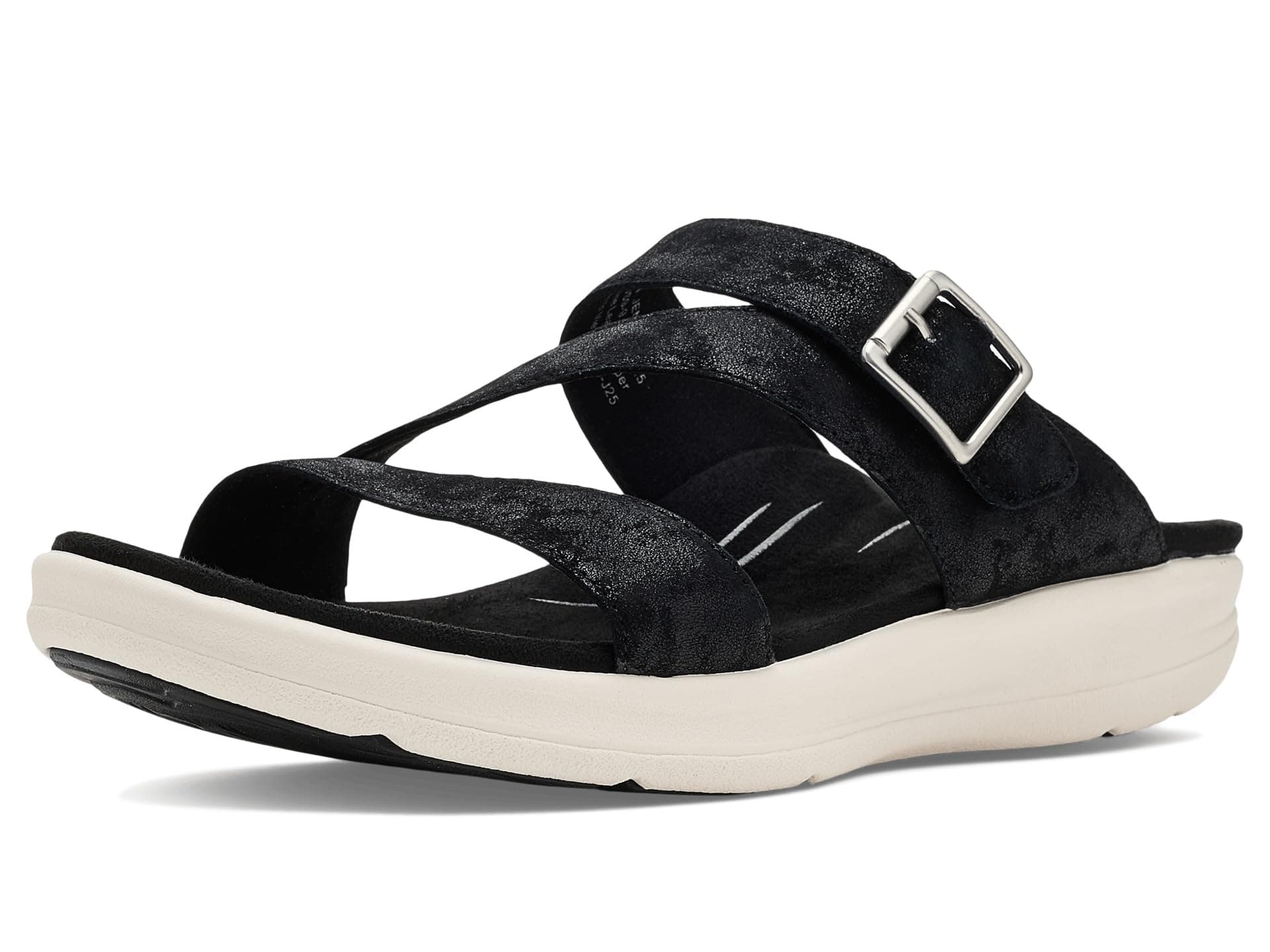 Aetrex Jenny Wedge Sandal — cor Preto