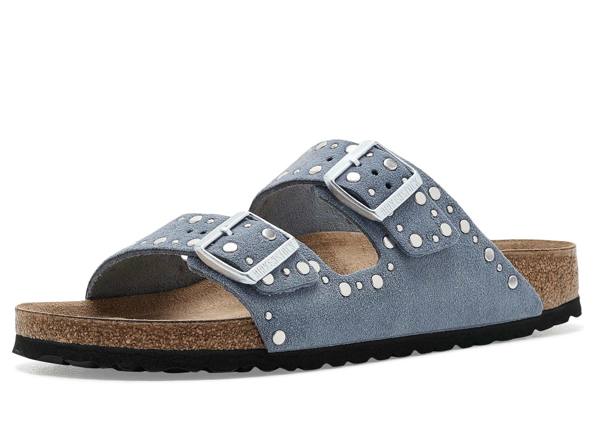 Birkenstock Arizona Rivets - Suede — cor Bege