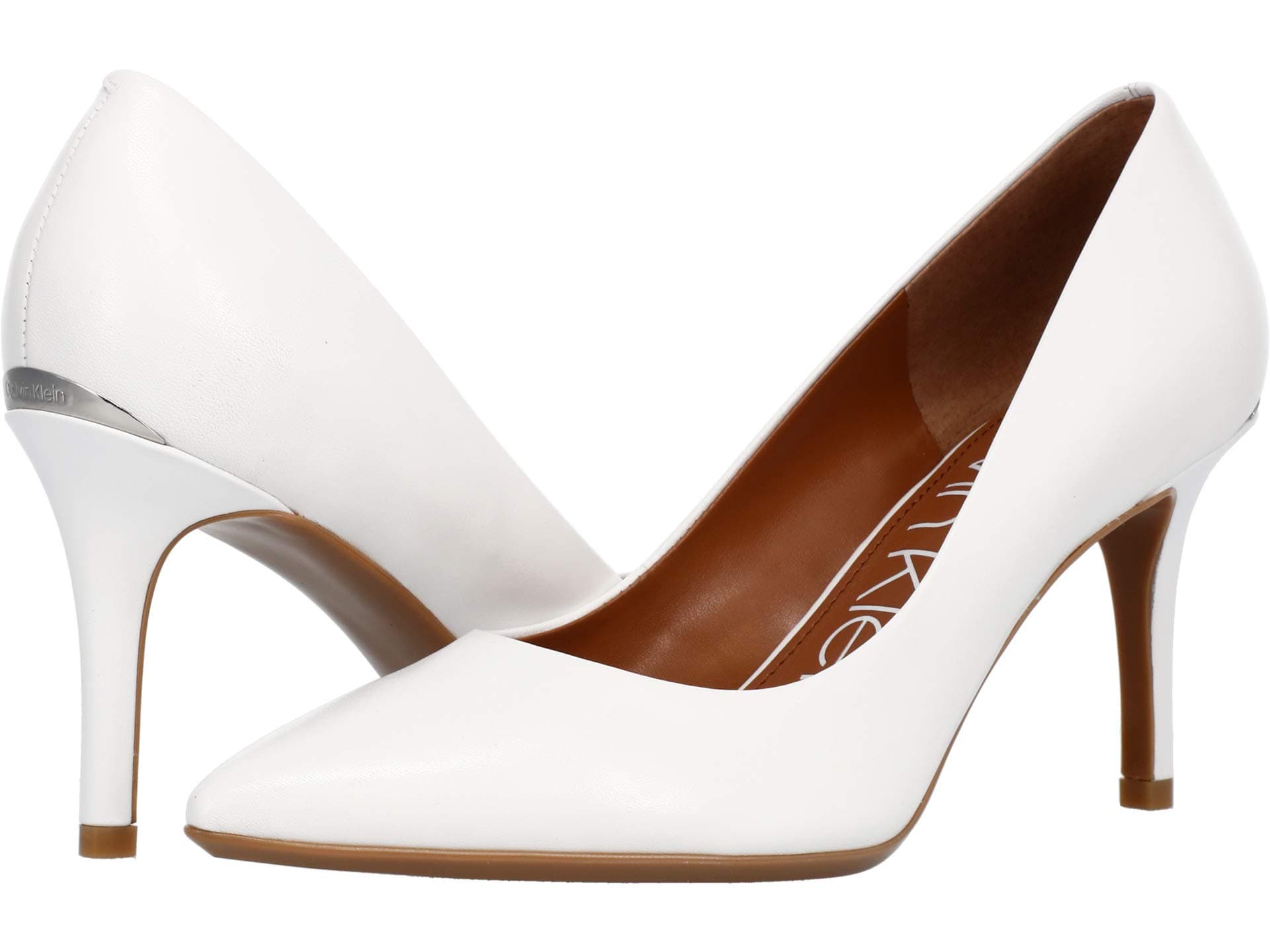 Calvin Klein Gayle Pump — cor Branco