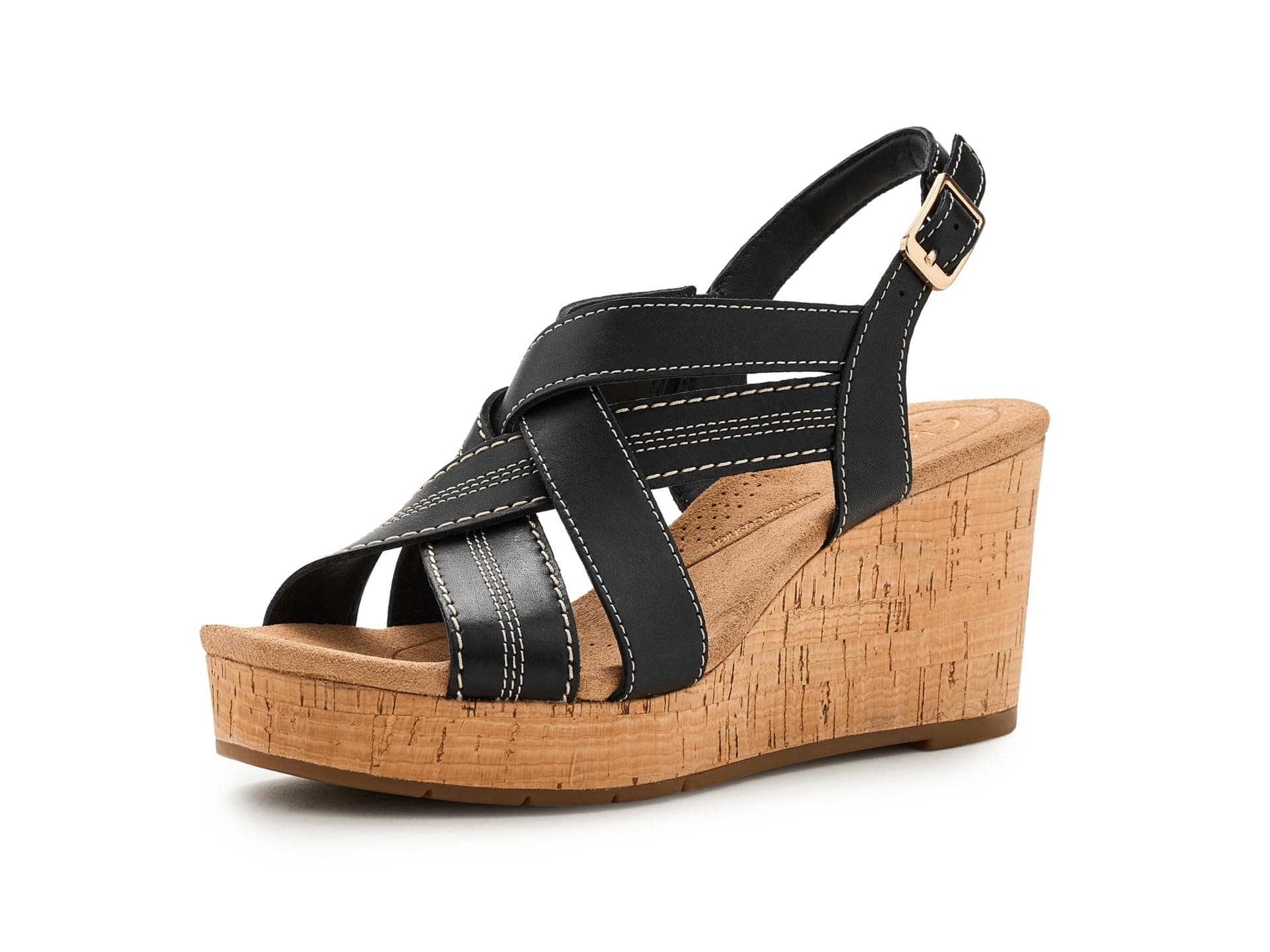 Clarks Sabina Sling — cor Preto