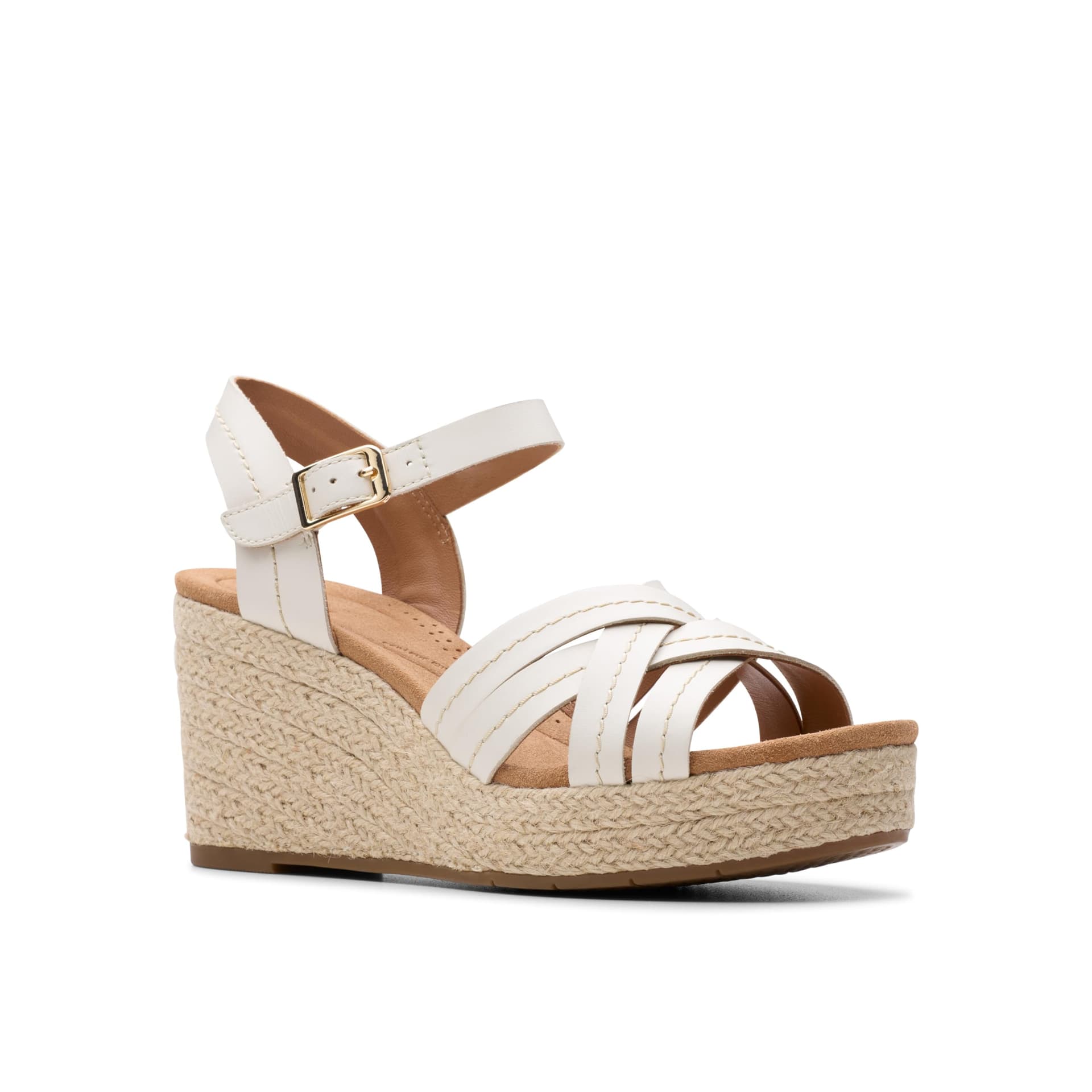 Clarks Sabina Strap — cor Off-white