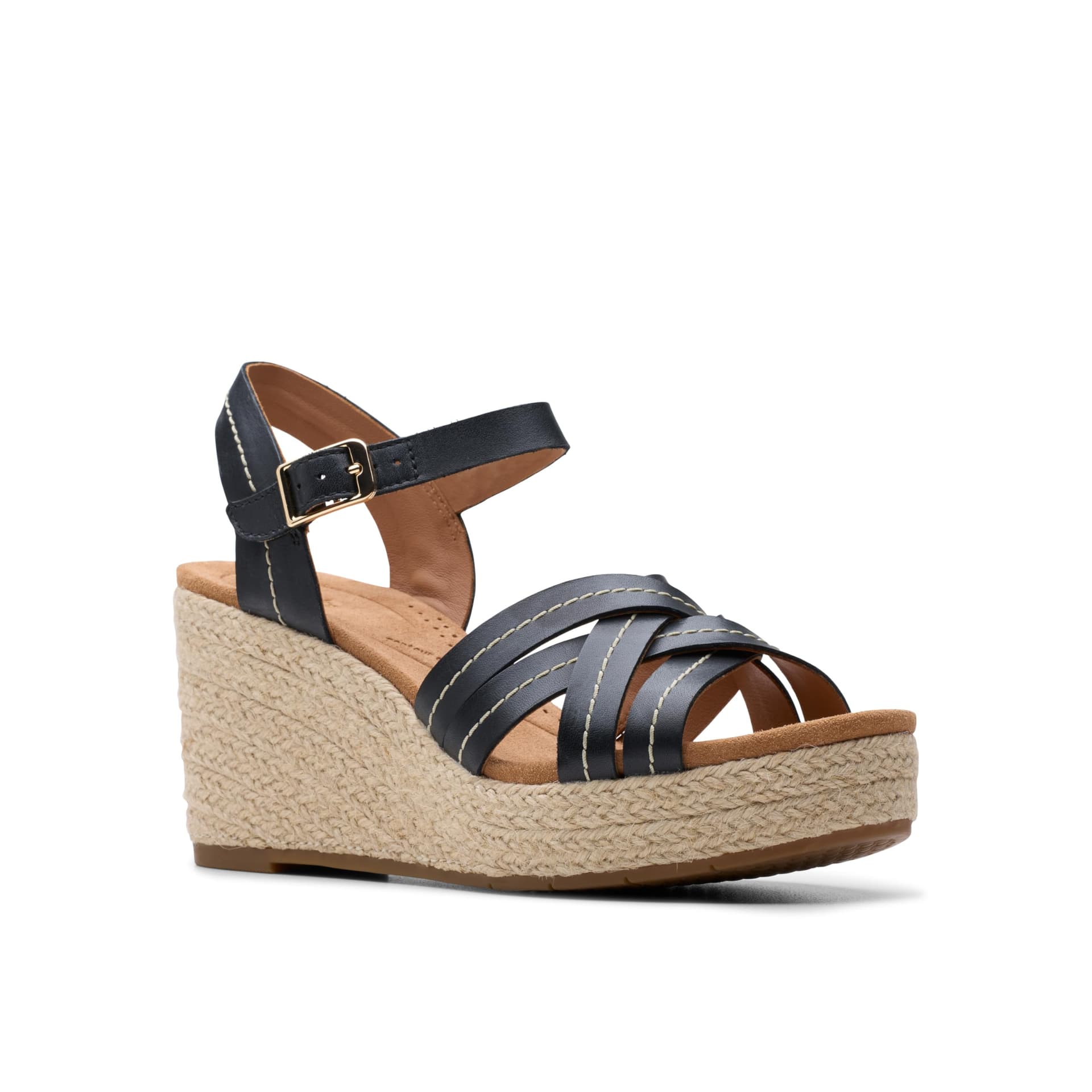 Clarks Sabina Strap — cor Preto