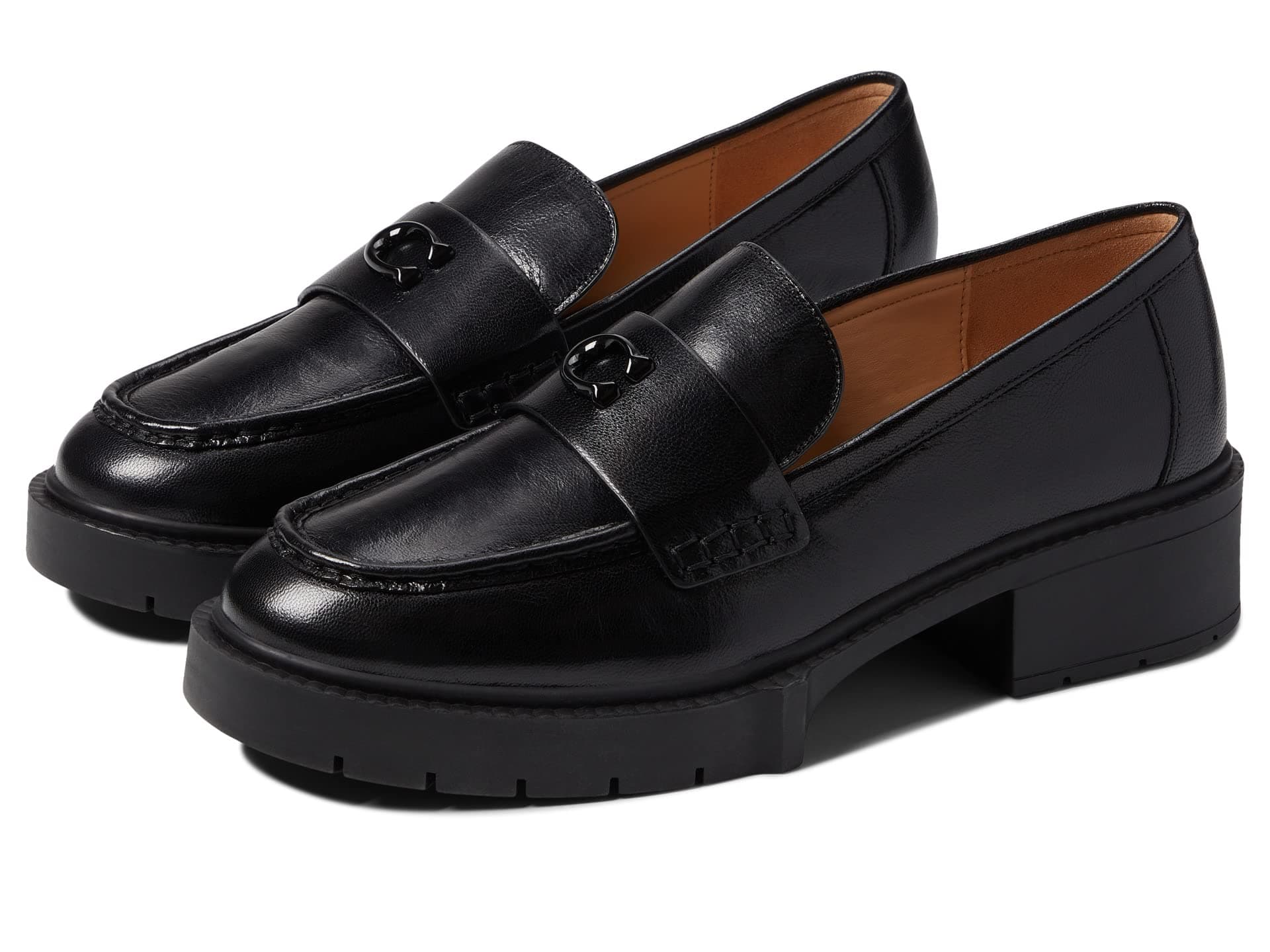 COACH Leah Leather Loafers — vista principal