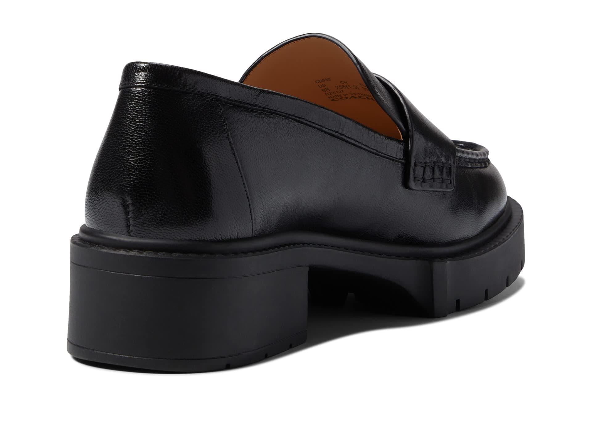 COACH Leah Leather Loafers — vista 3