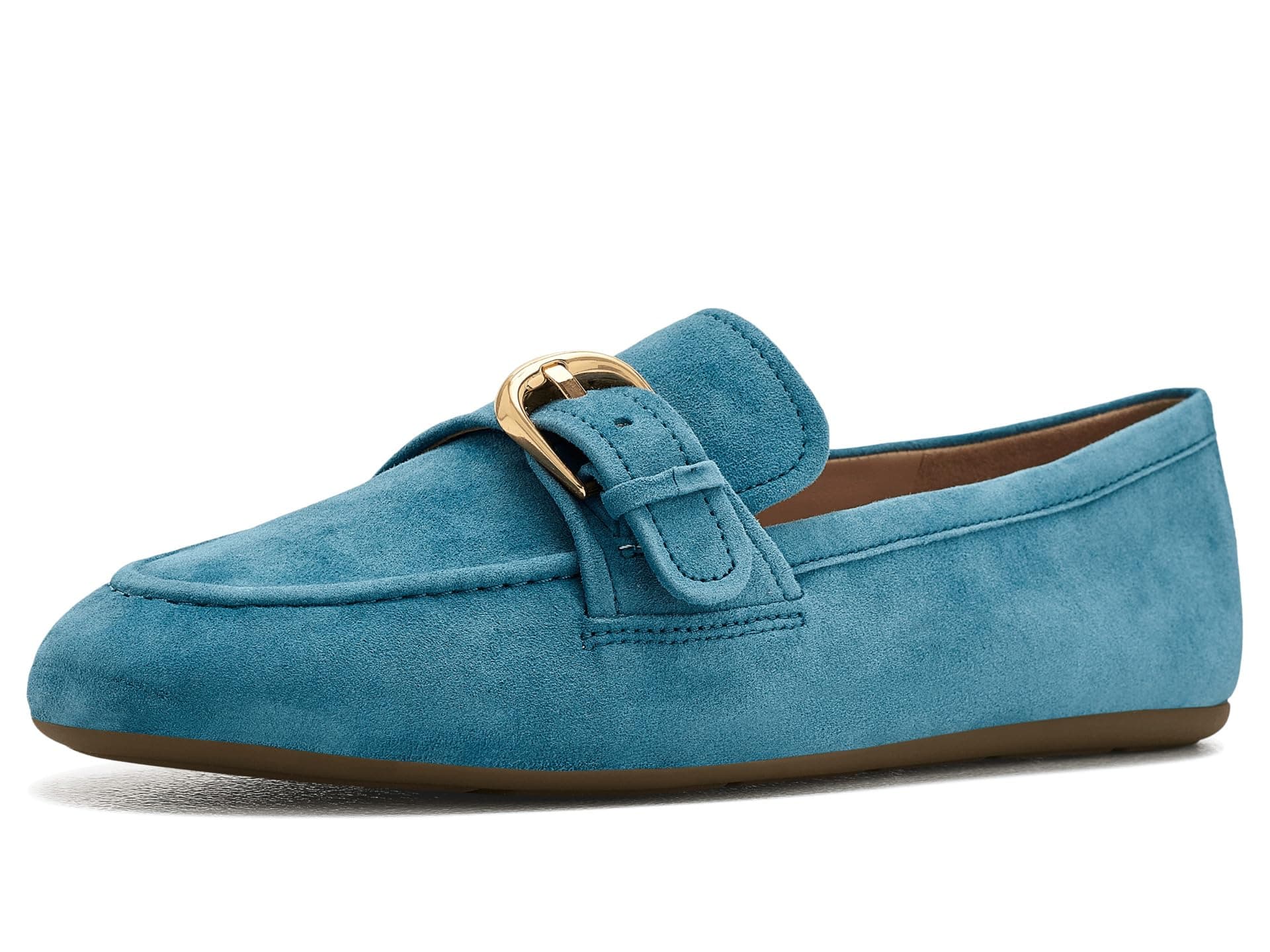 Cole Haan Grand Ambition Alette Buckle Loafers — cor Azul