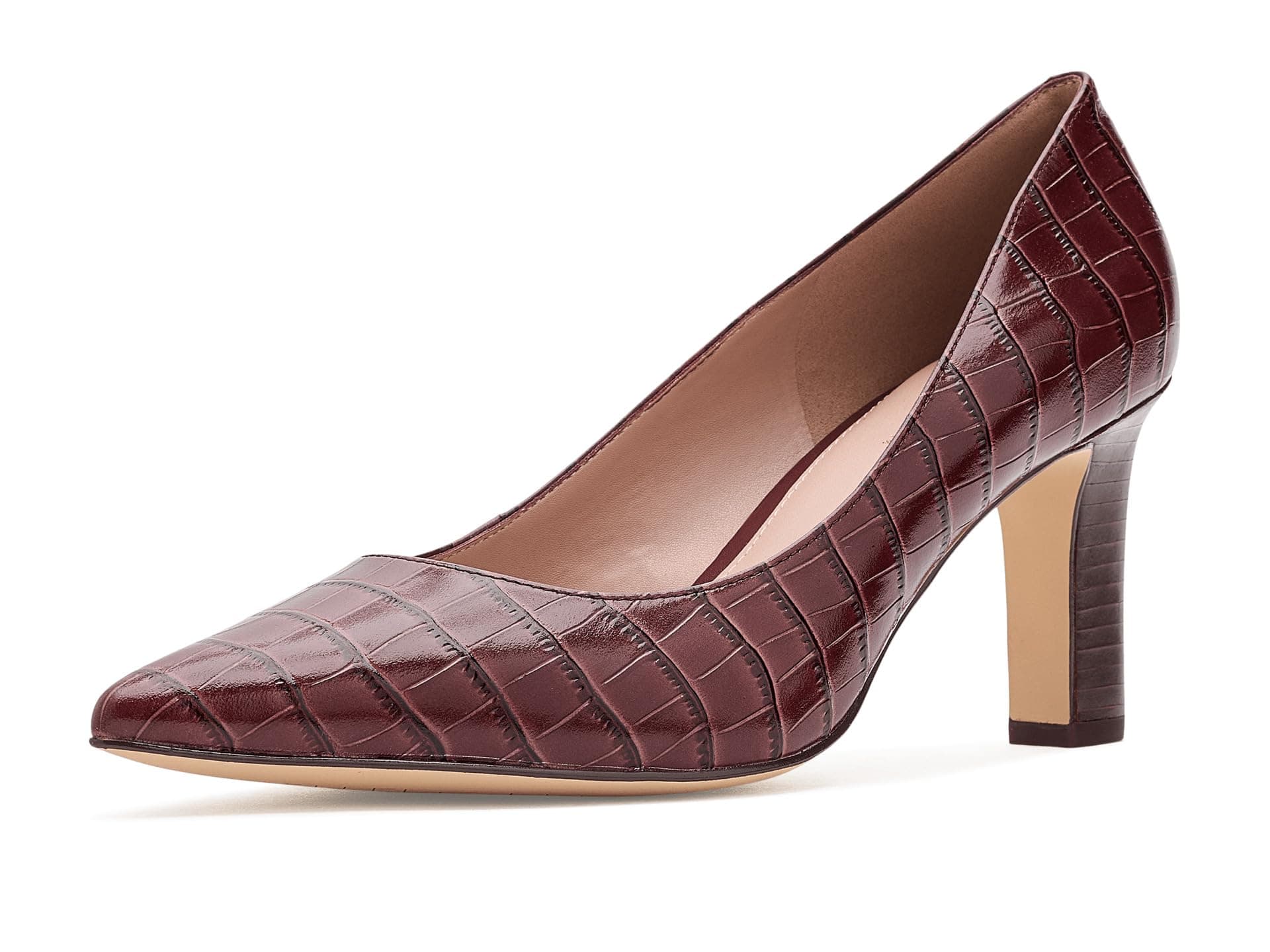 Cole Haan Mylah Heel Pump, 75mm — cor Vinho